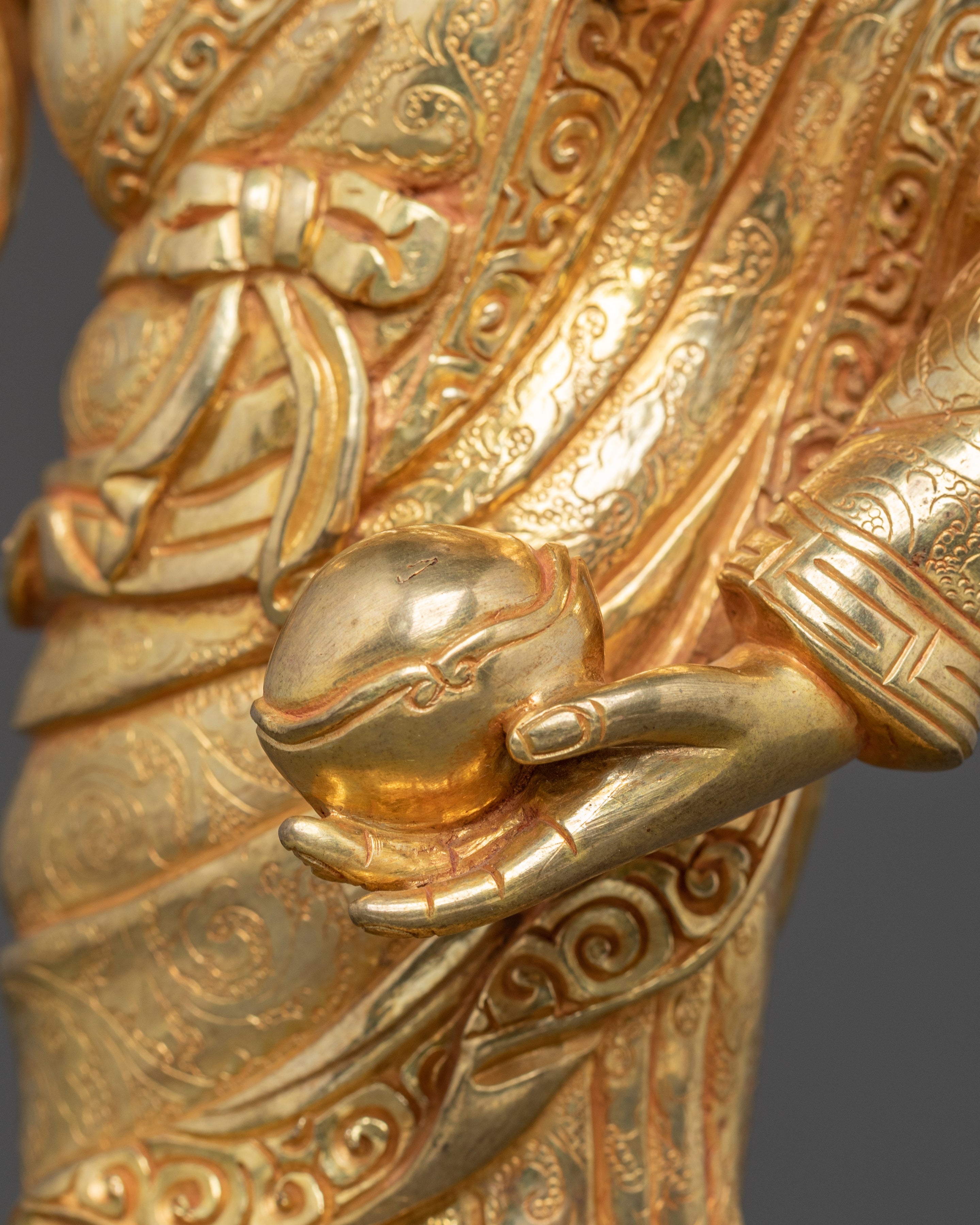 Handcrafted Sculpture of Standing Guru Rinpoche