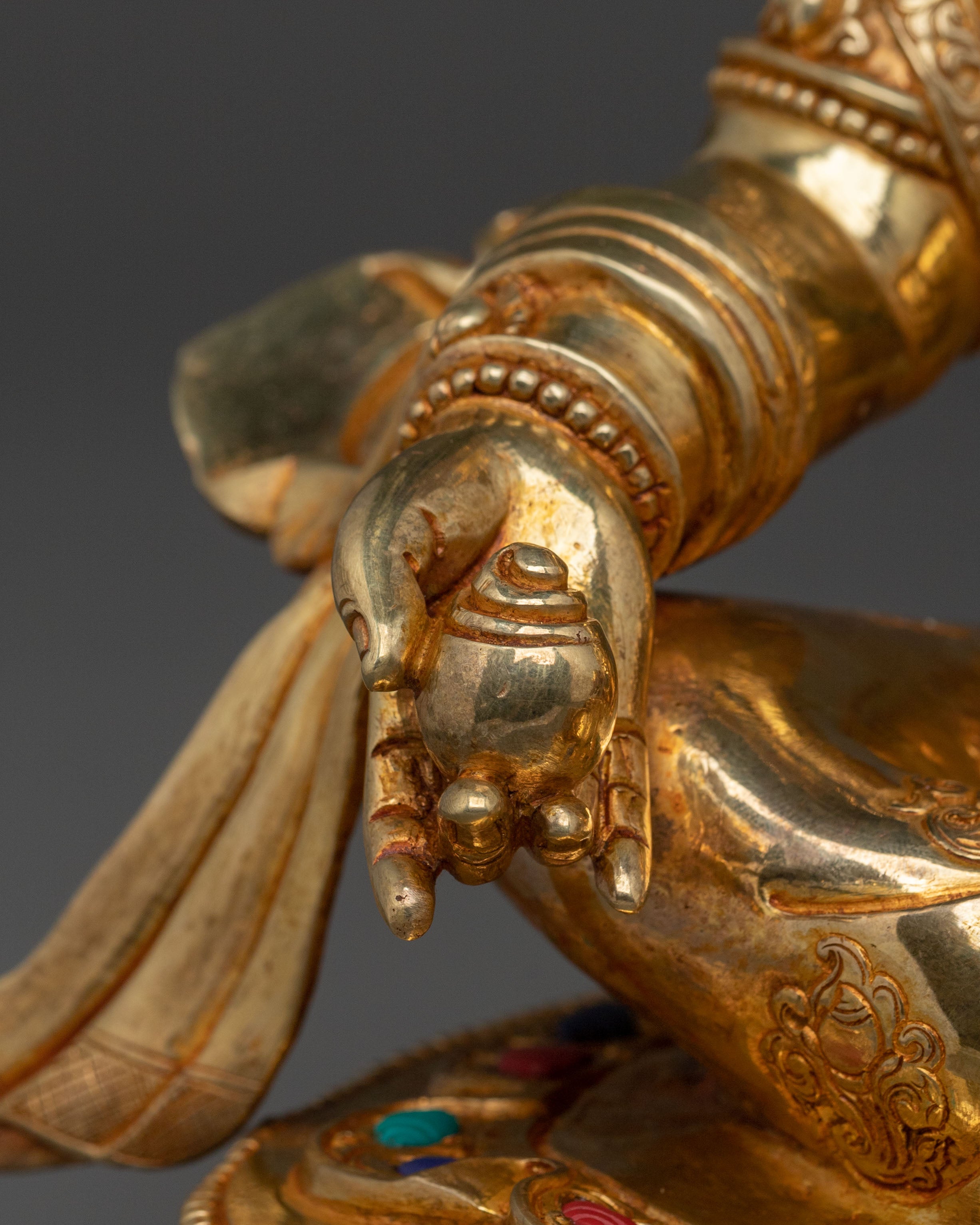 Wealth God Dzambhala Sacred Sculpture | Buddhist God of Prosperity