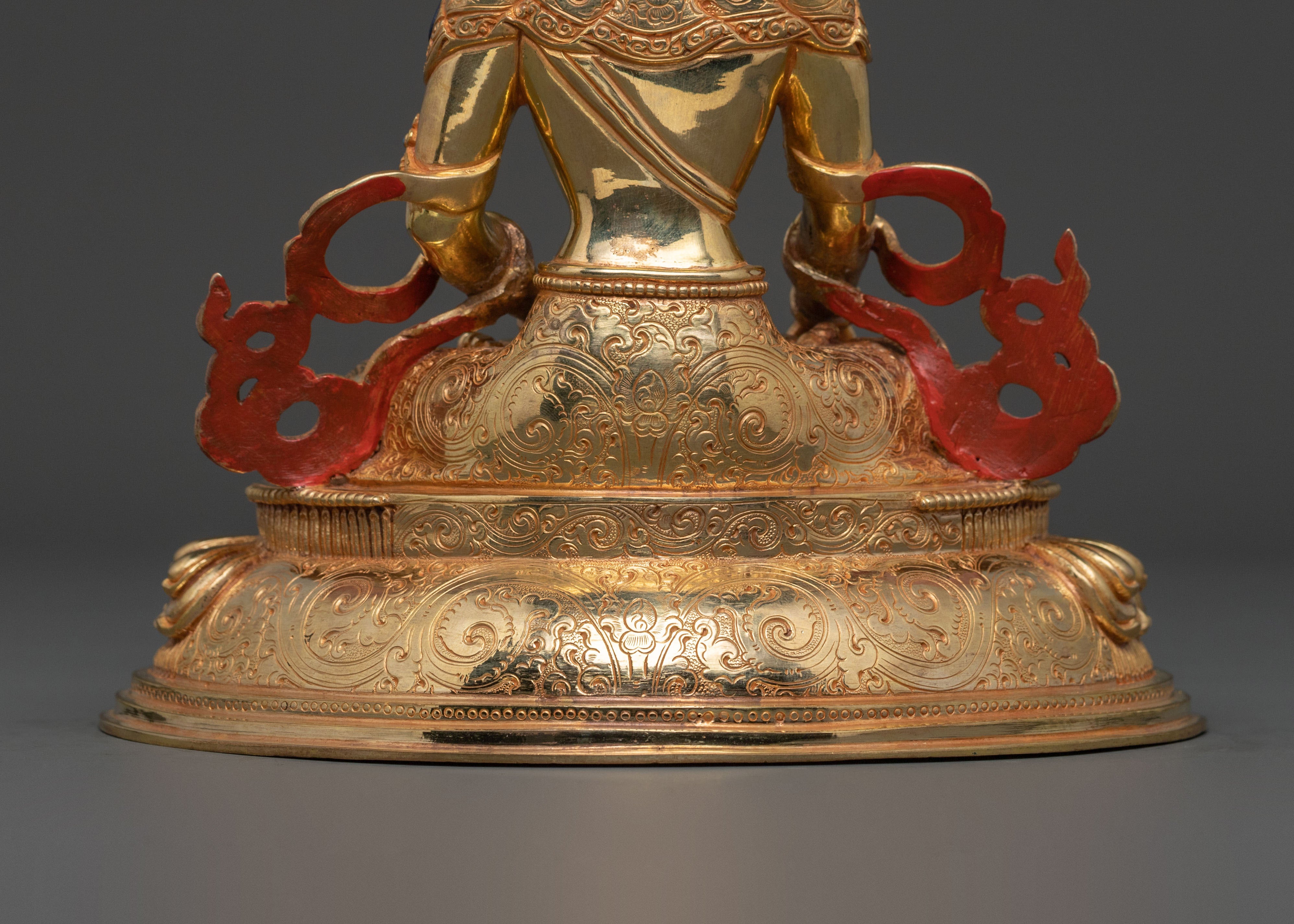 Mitrugpa Vajrayana Practice Statue in Radiant 24K Gold