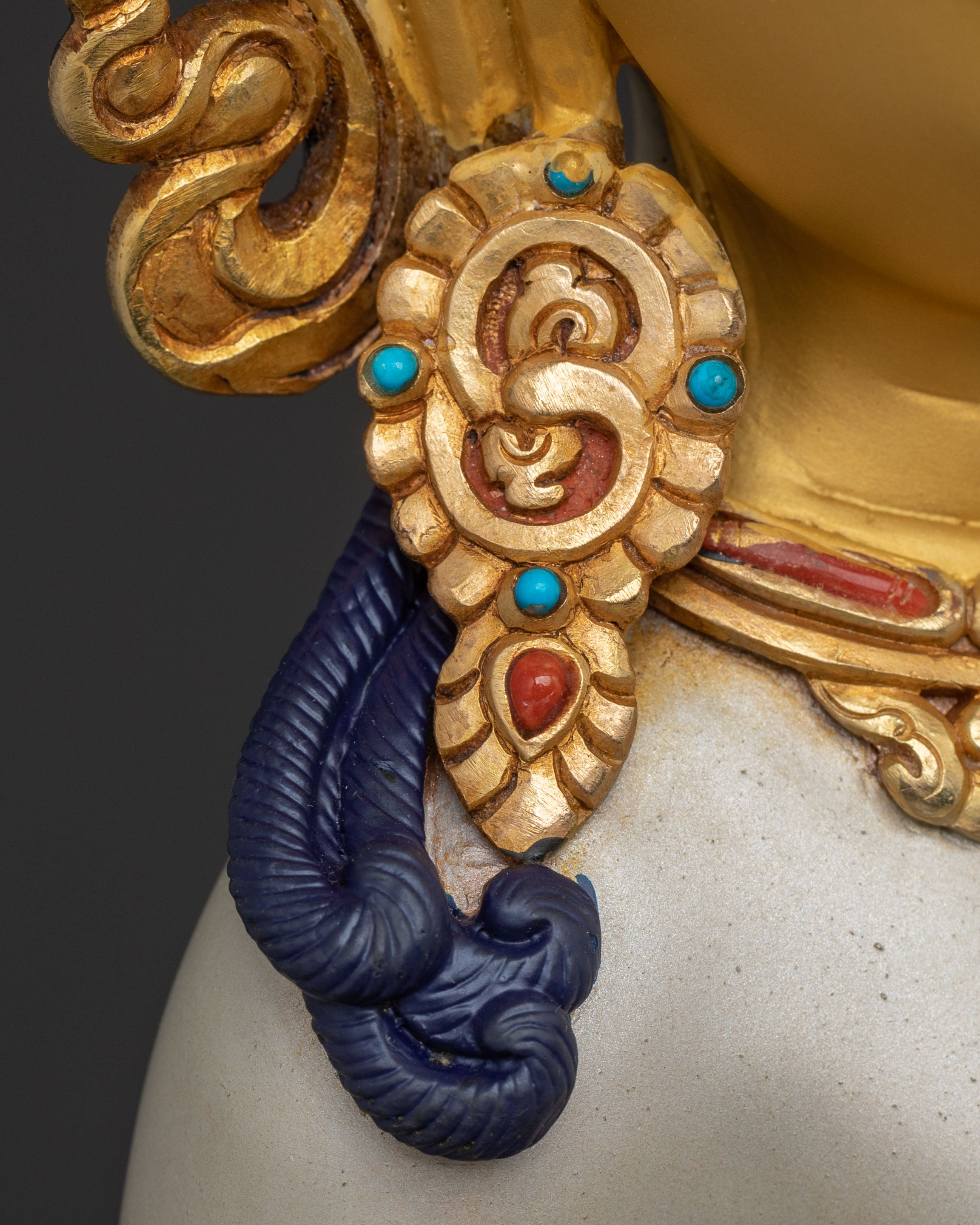 Lokeshwor Meditation Statue | 24K Gold Gilded