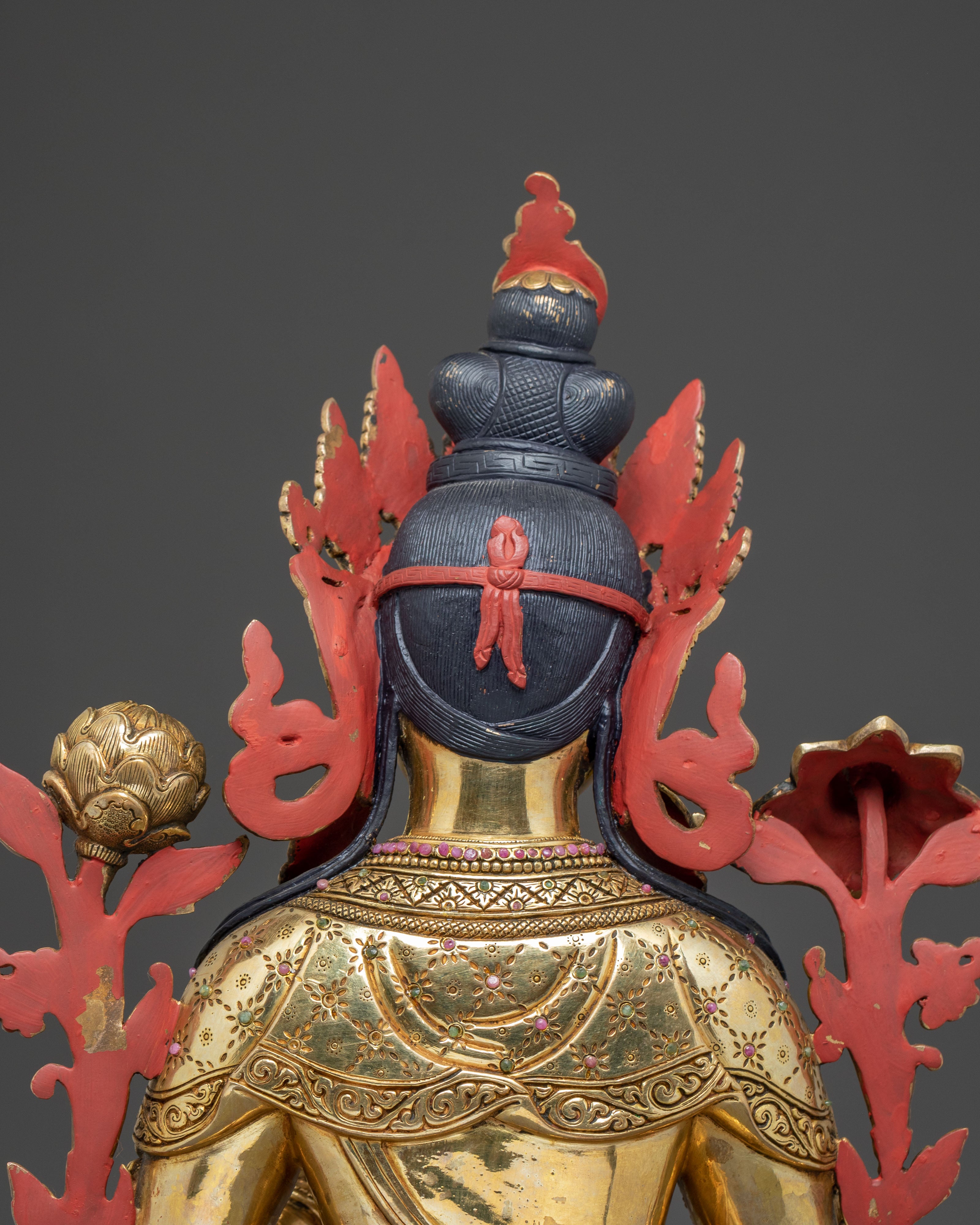 White Tara Statue: Deity of Long Life and Good Health