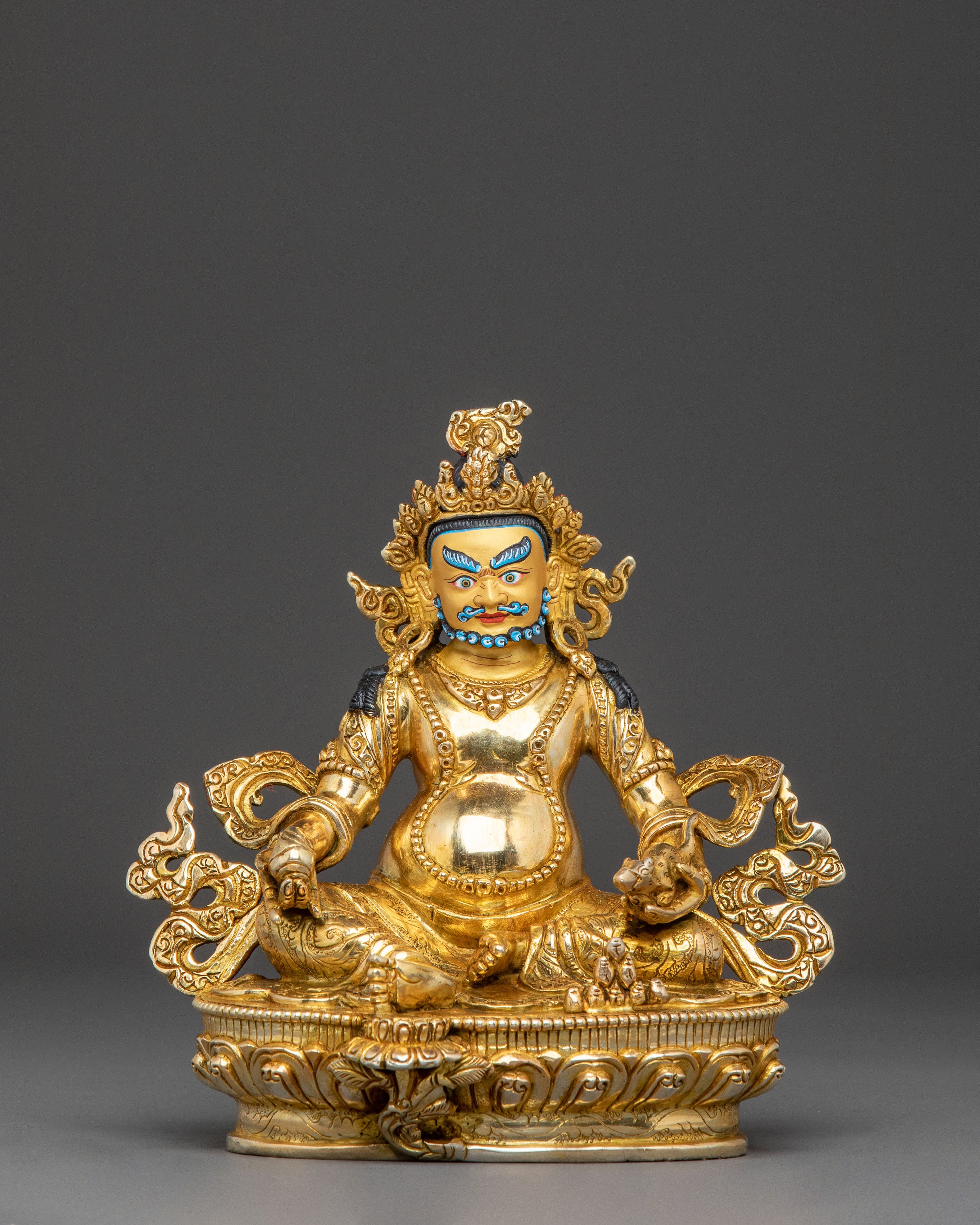 Dzambhala Abundance Statue | Meditational Decor