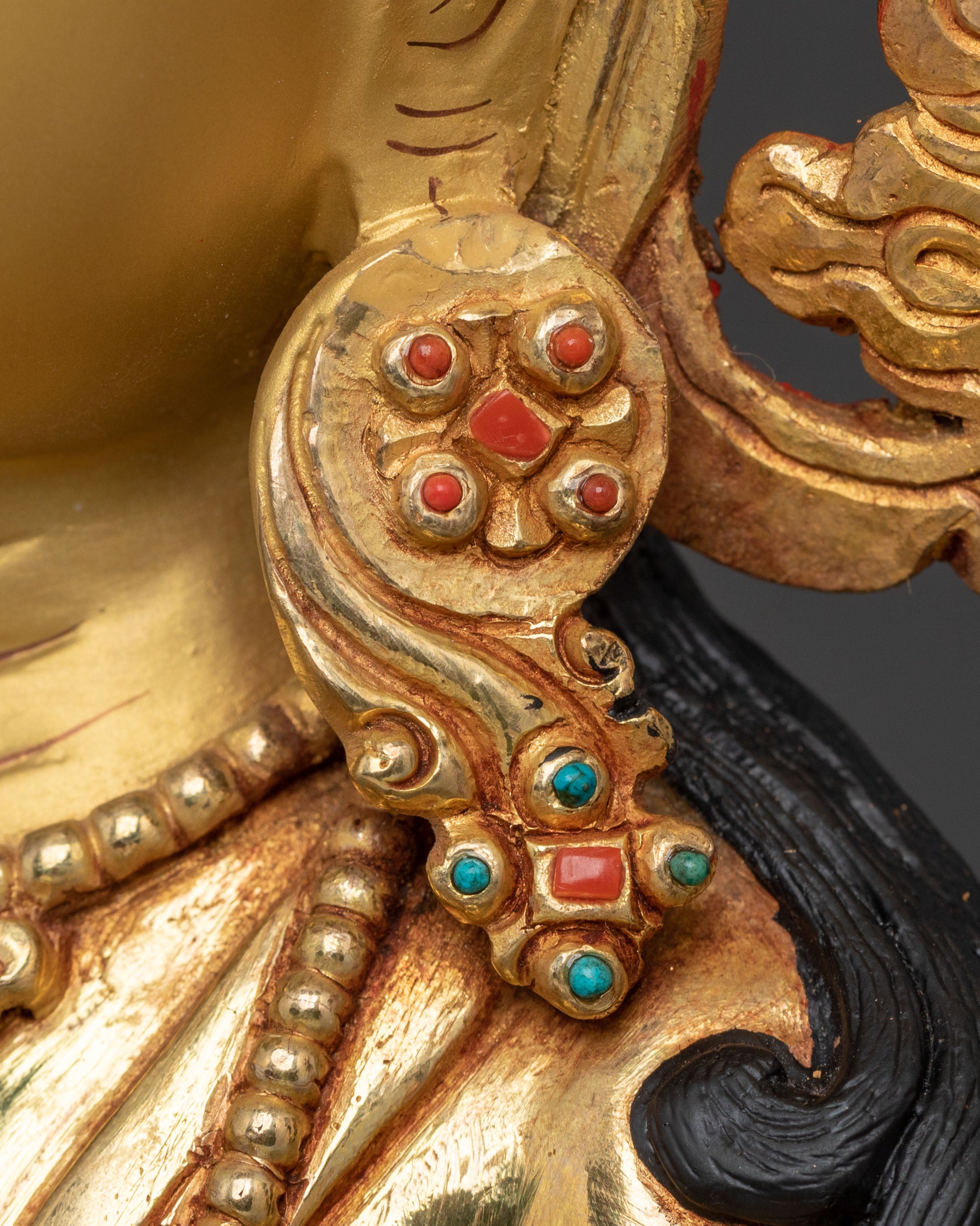Manjushri Statue | Wisdom Figurine with Copper Body