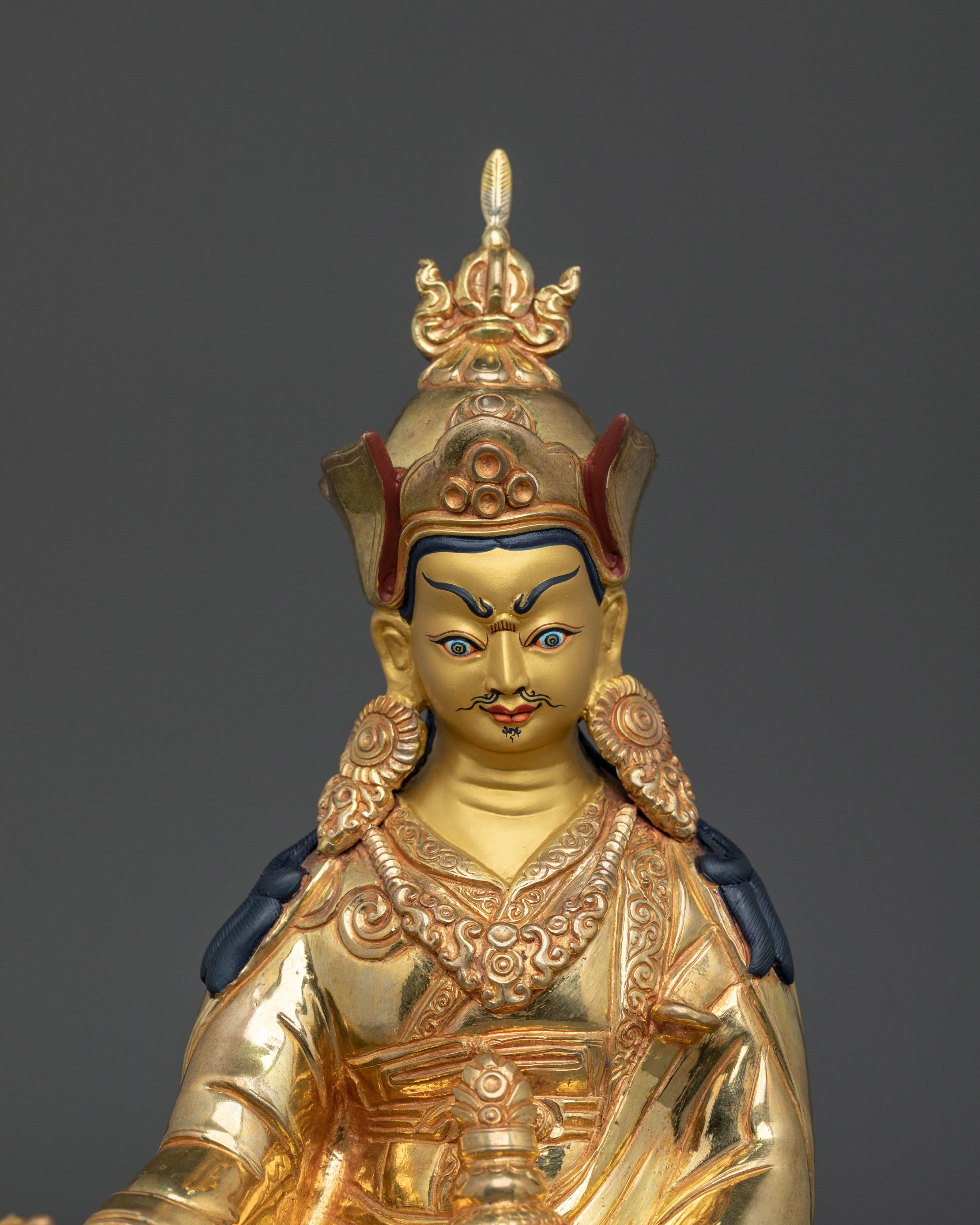 Tibetan Guru Padmasambhava Sculpture