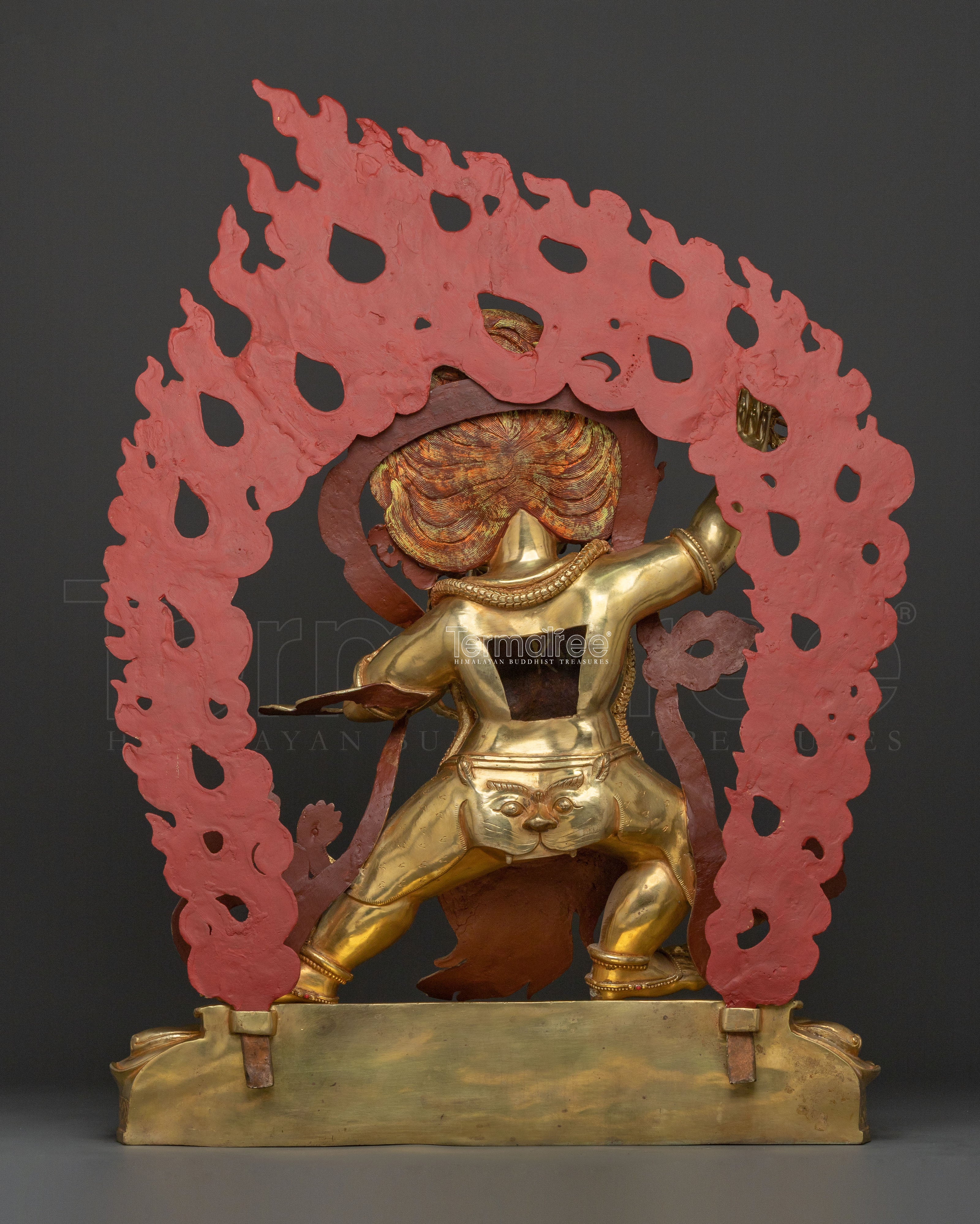 Protector Vajrapani Sculpture | Handcrafted Spiritual Art