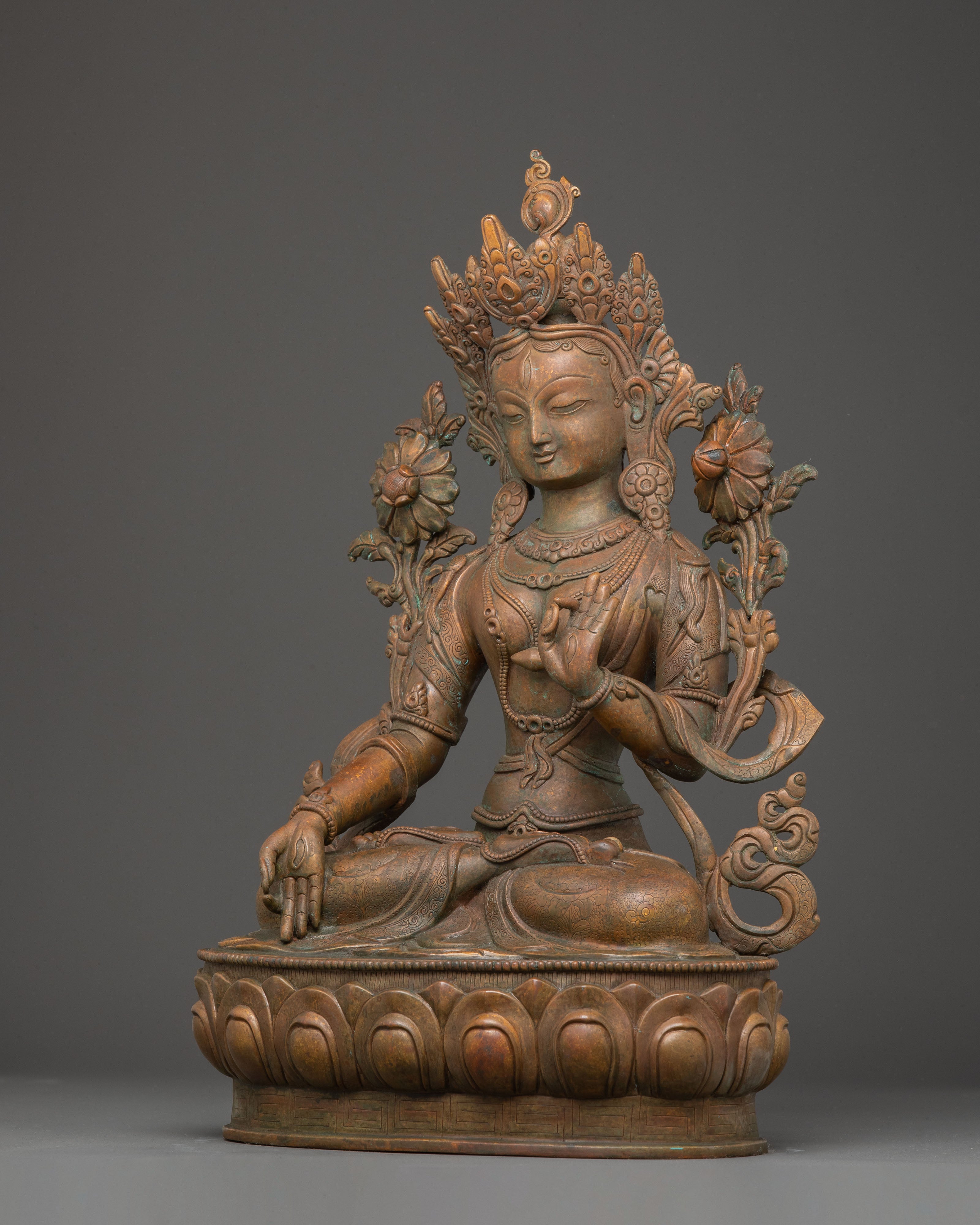 White Tara Statue of Long Life | Healing and Protection