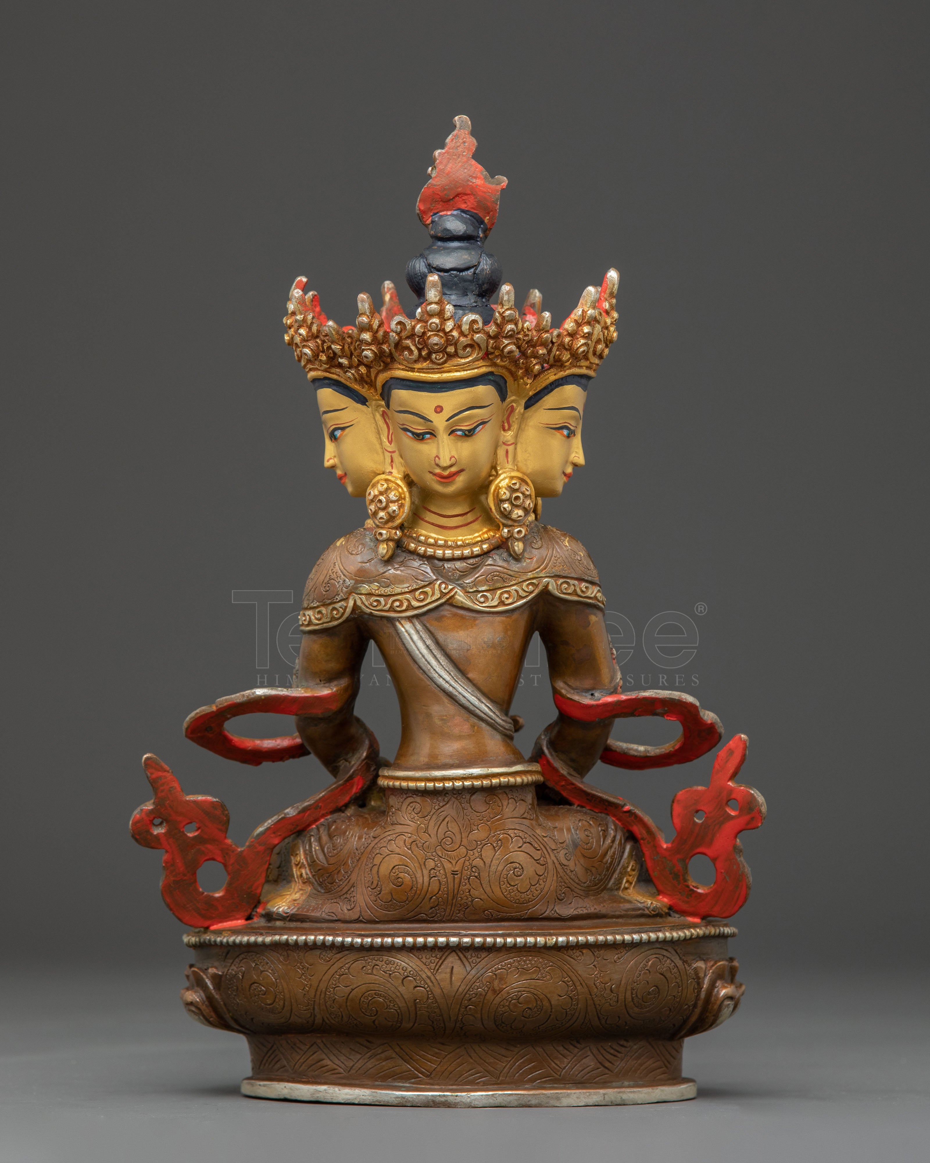 Golden Statue of Vairocana | The Cosmic Buddha