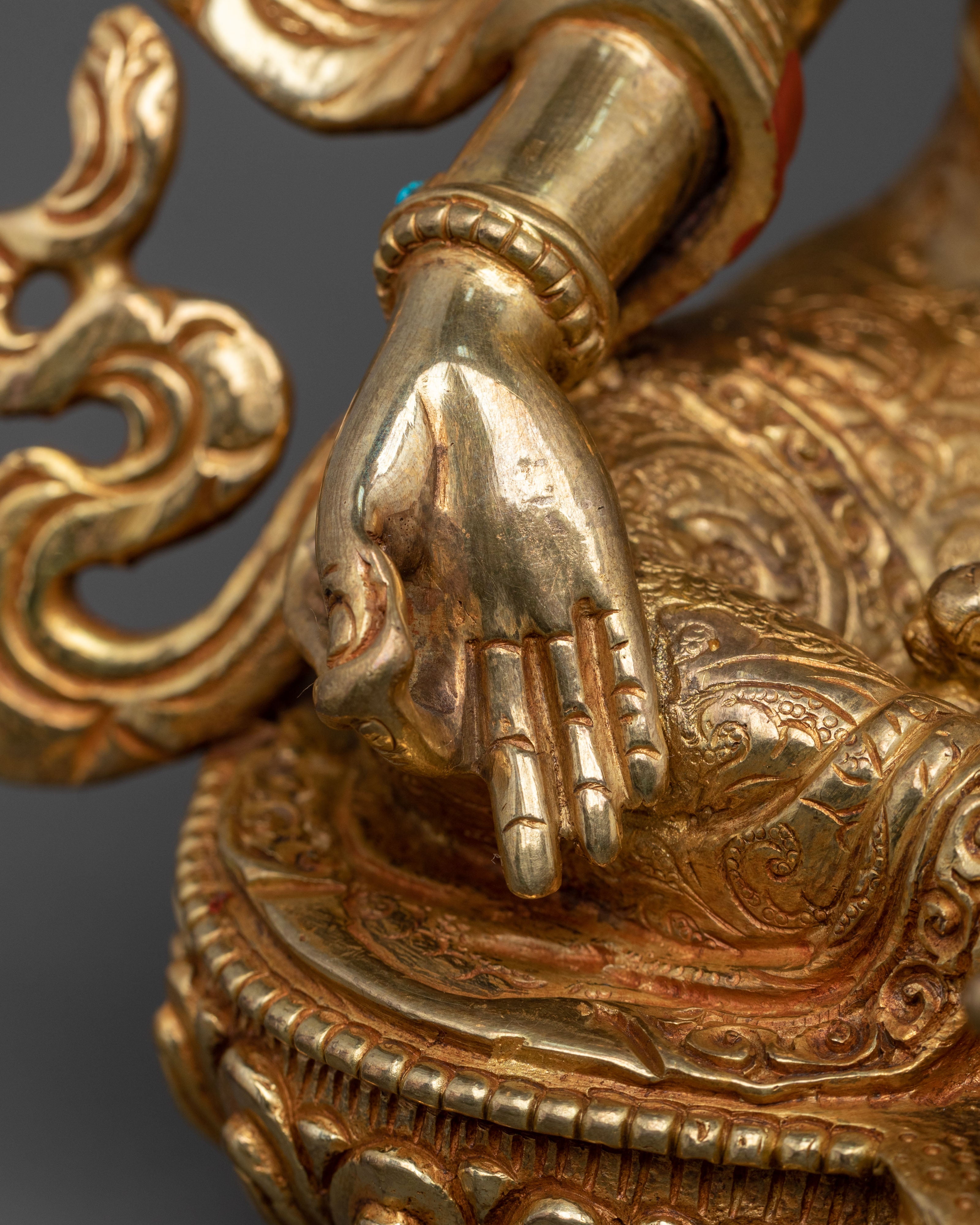 Sacred Green Tara Protection Statue | Goddess of Compassion
