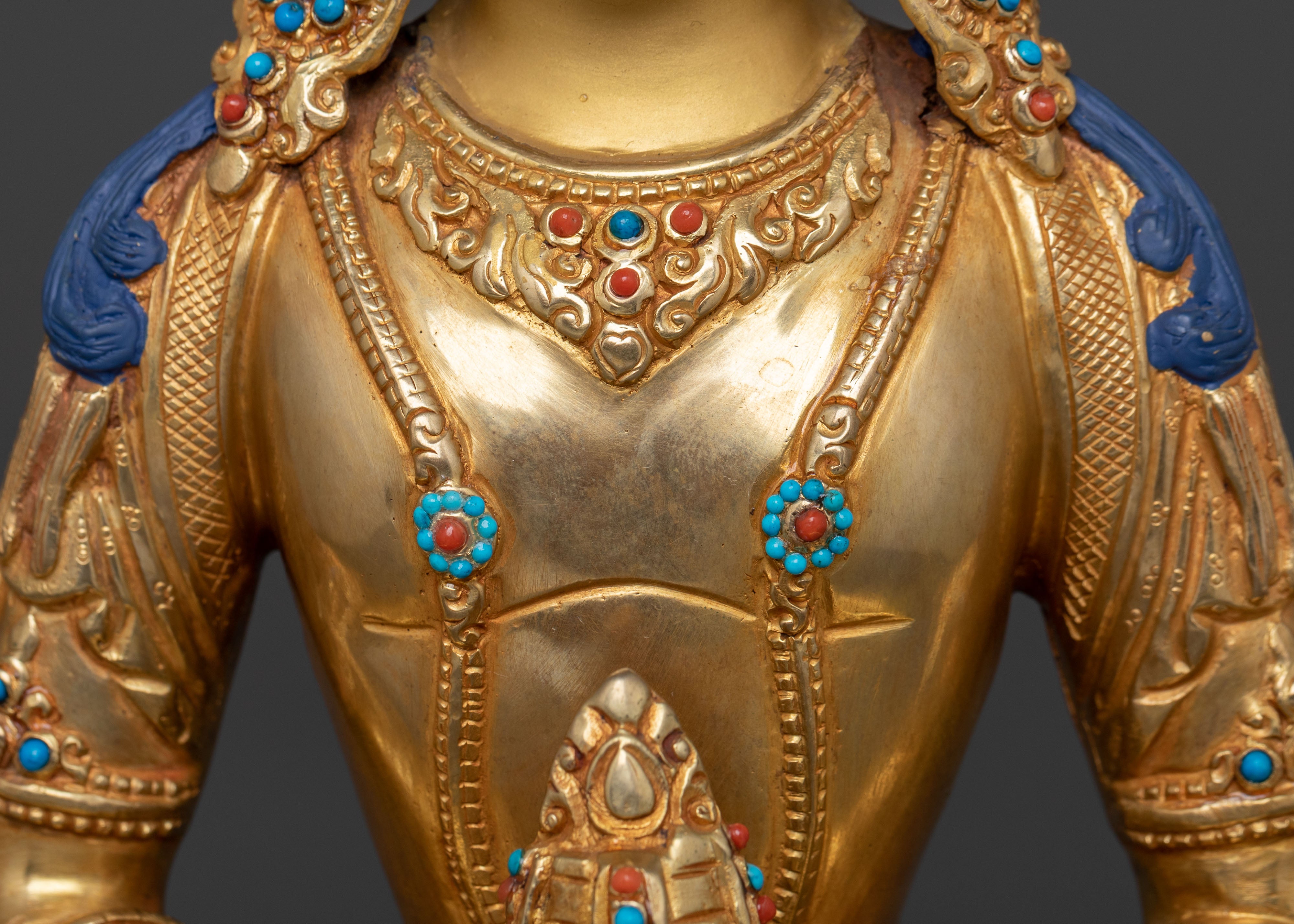 Amitayus Immortal Wisdom Statue | Spiritual Altar Decor