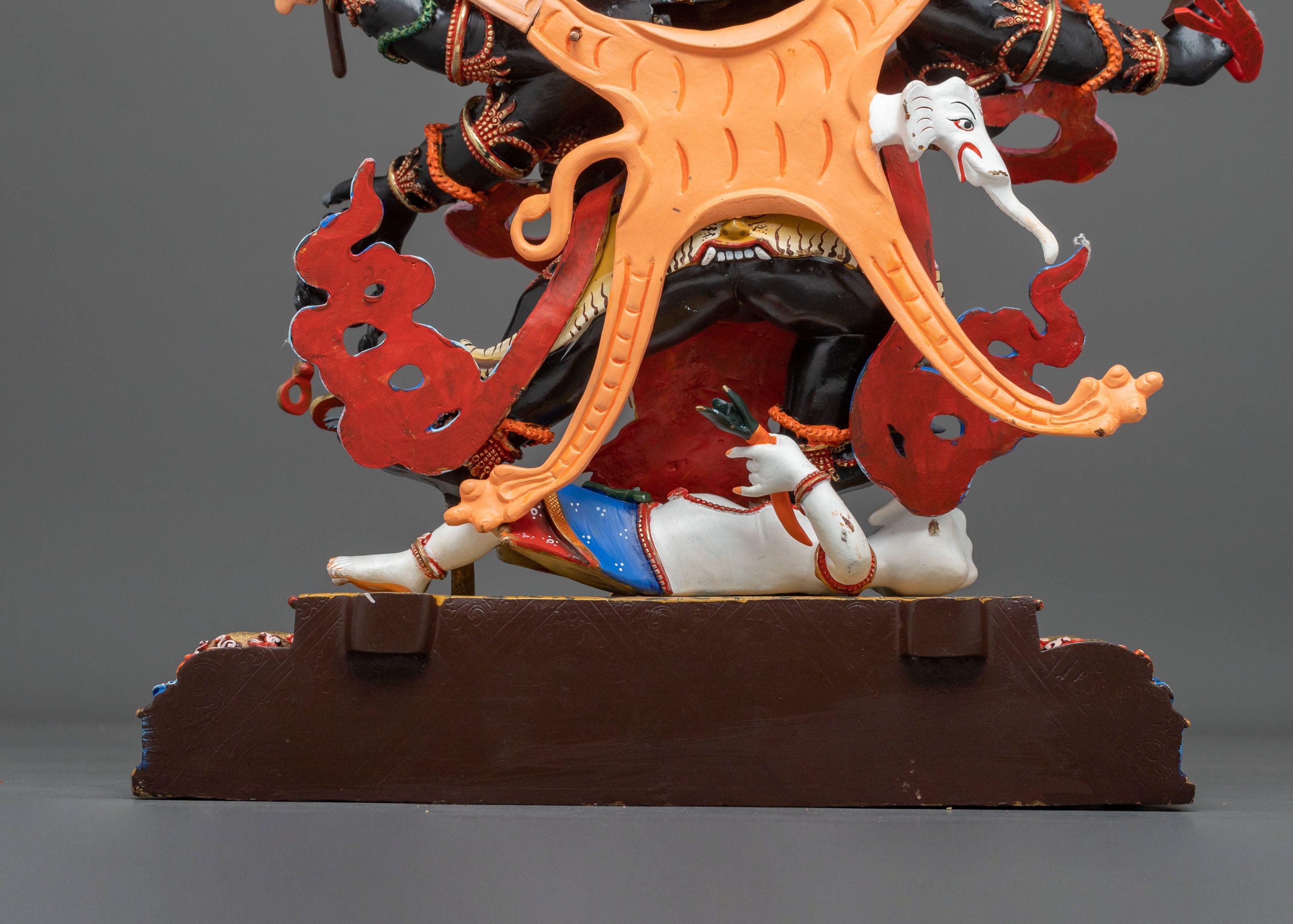 Six-Armed Mahakala Statue | Protector's Majestic Form