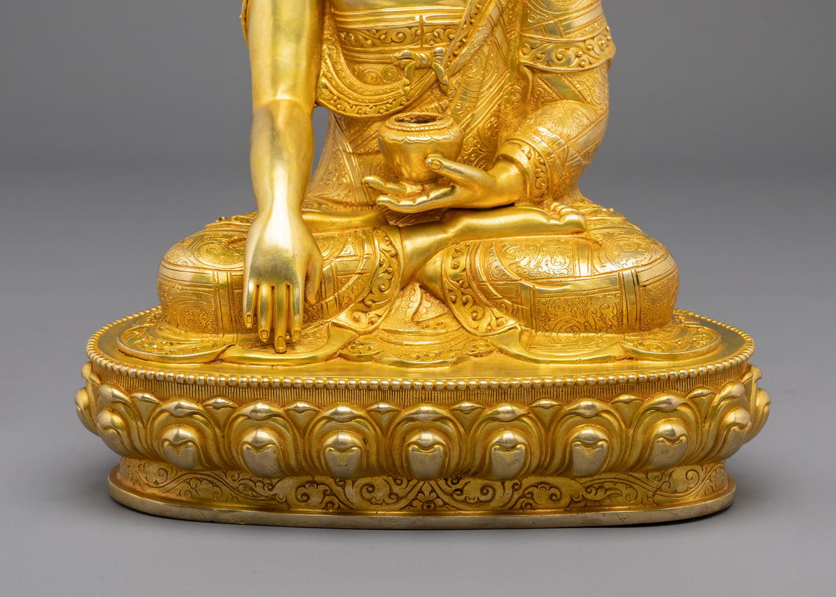 Shakyamuni Buddha Statue | Hand-Carved Buddhist Figurine