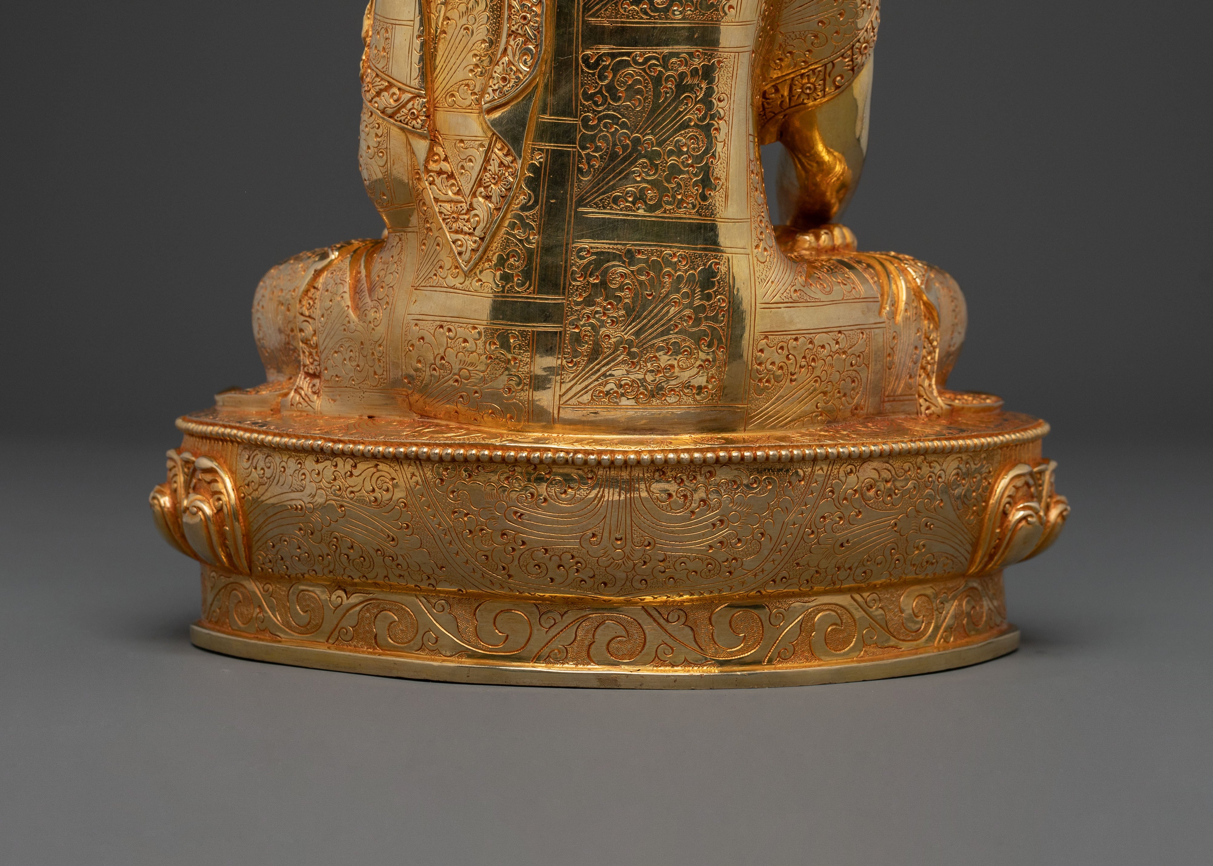 Handcrafted Shakyamuni Buddha Statue | Traditional Icon