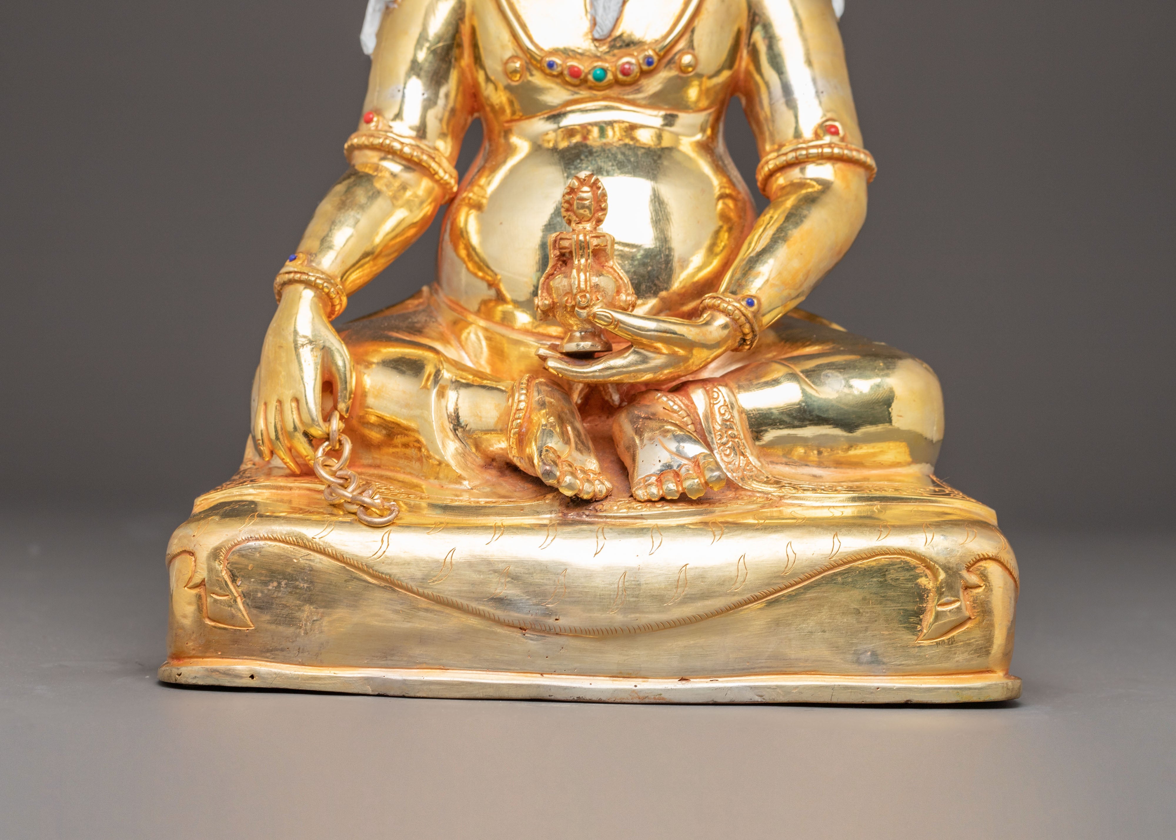 Handcrafted Thangtong Gyalpo Statue | Tibetan Buddhist Master Sculpture