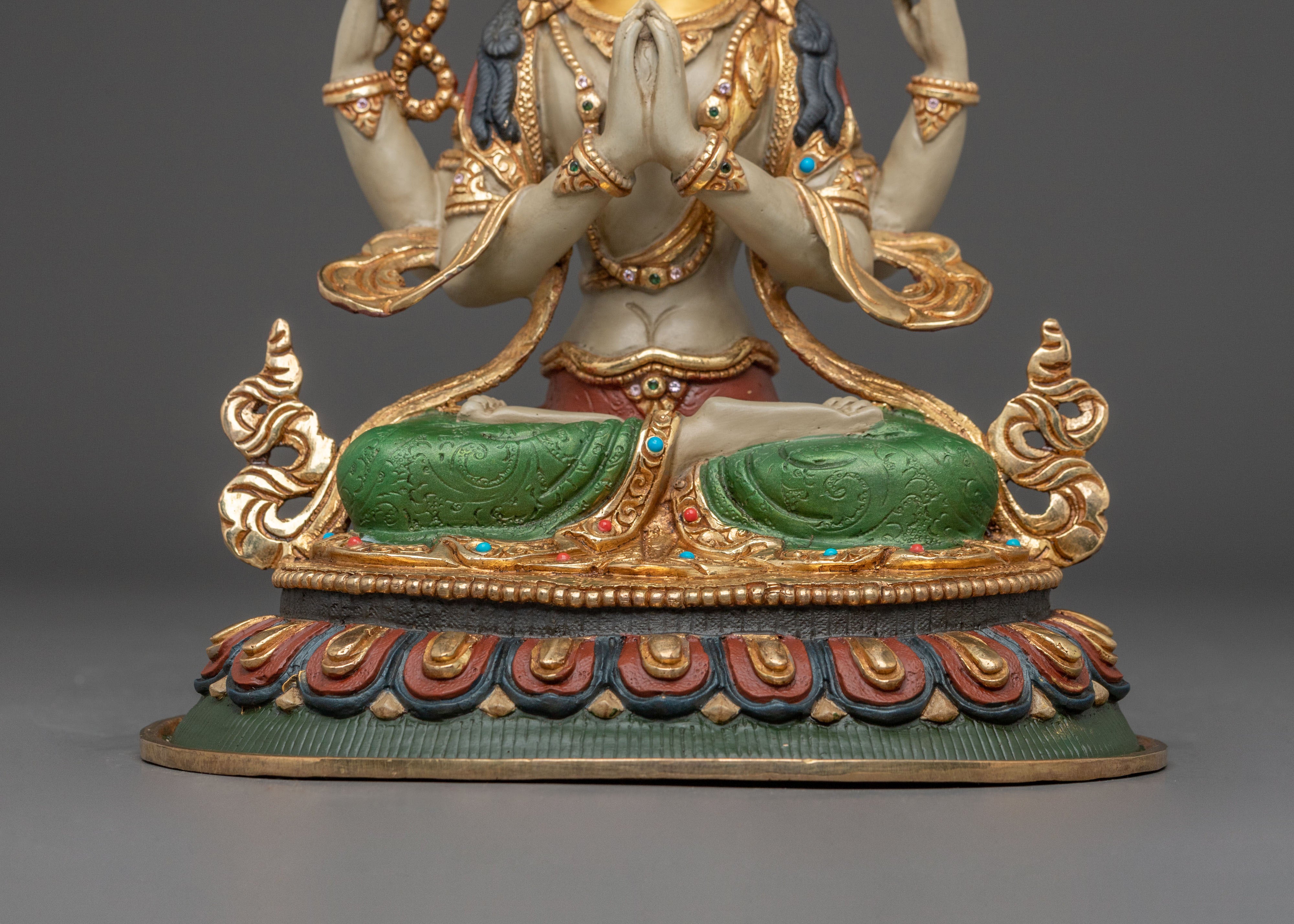 Himalayan Chenrezig Statue | Buddhist Decor