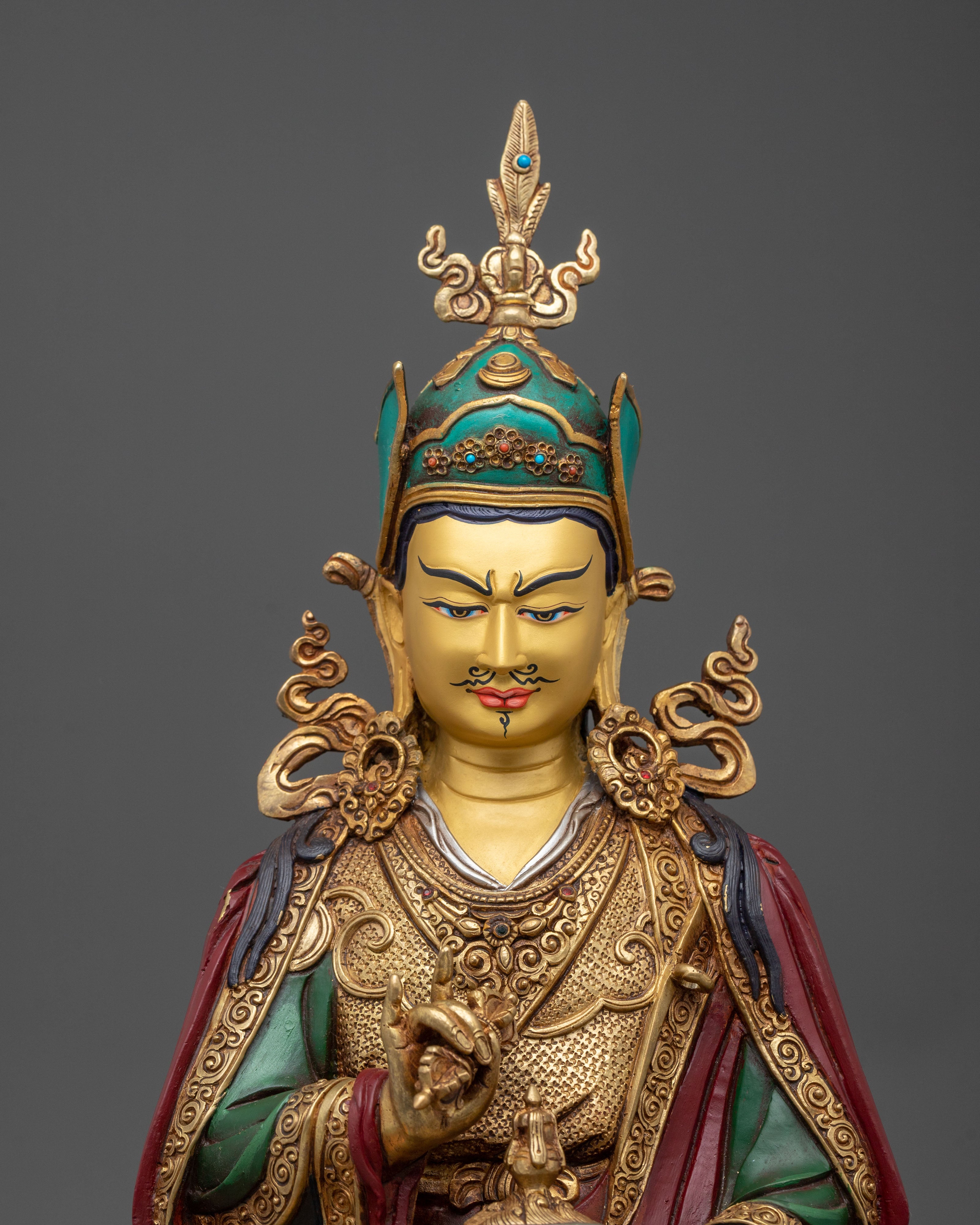 Guru Tsokye Dorje Buddhist Figurine | Symbol of Wisdom and Protection