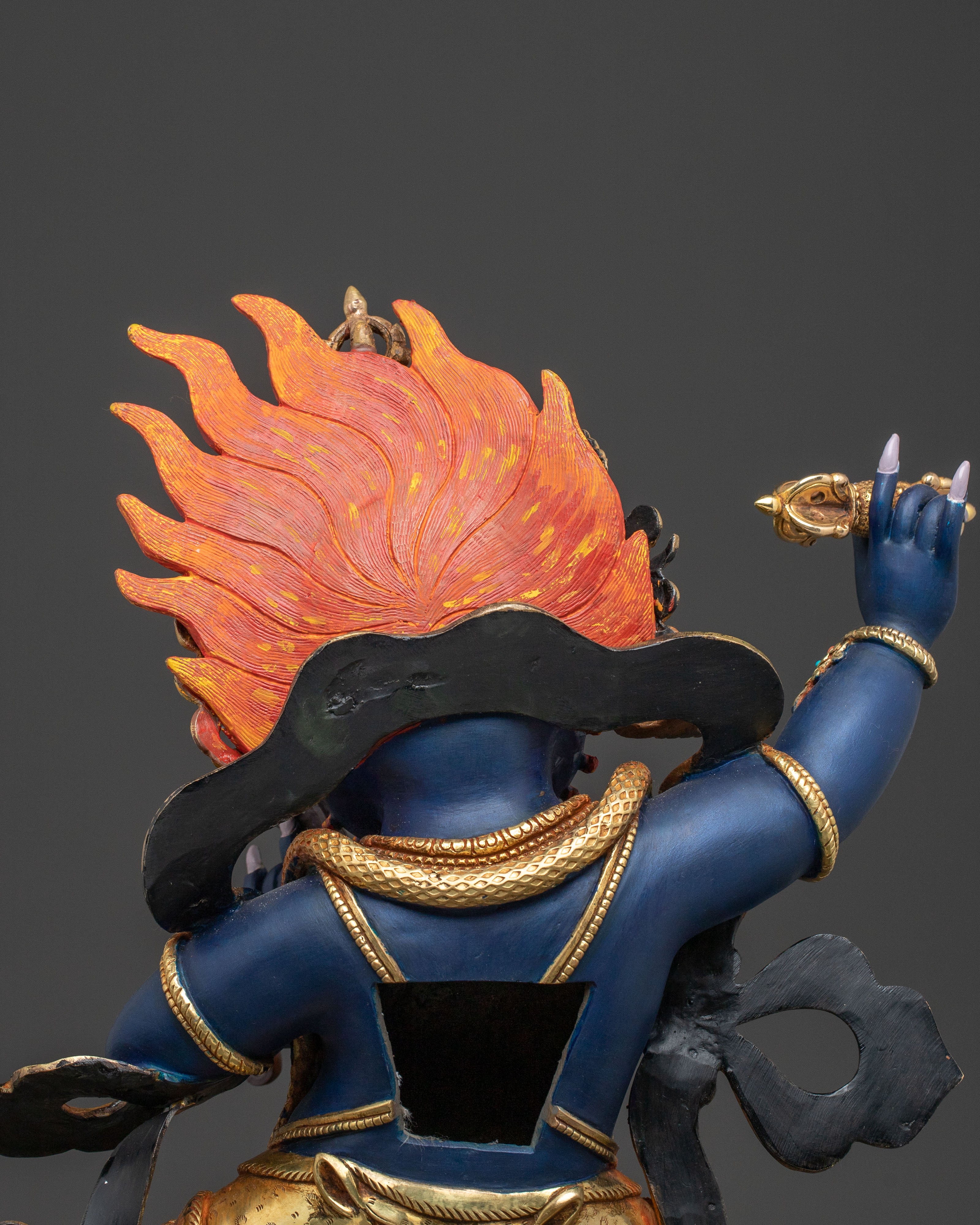 Divine Vajrapani Statue | Powerful Tibetan Guardian Deity