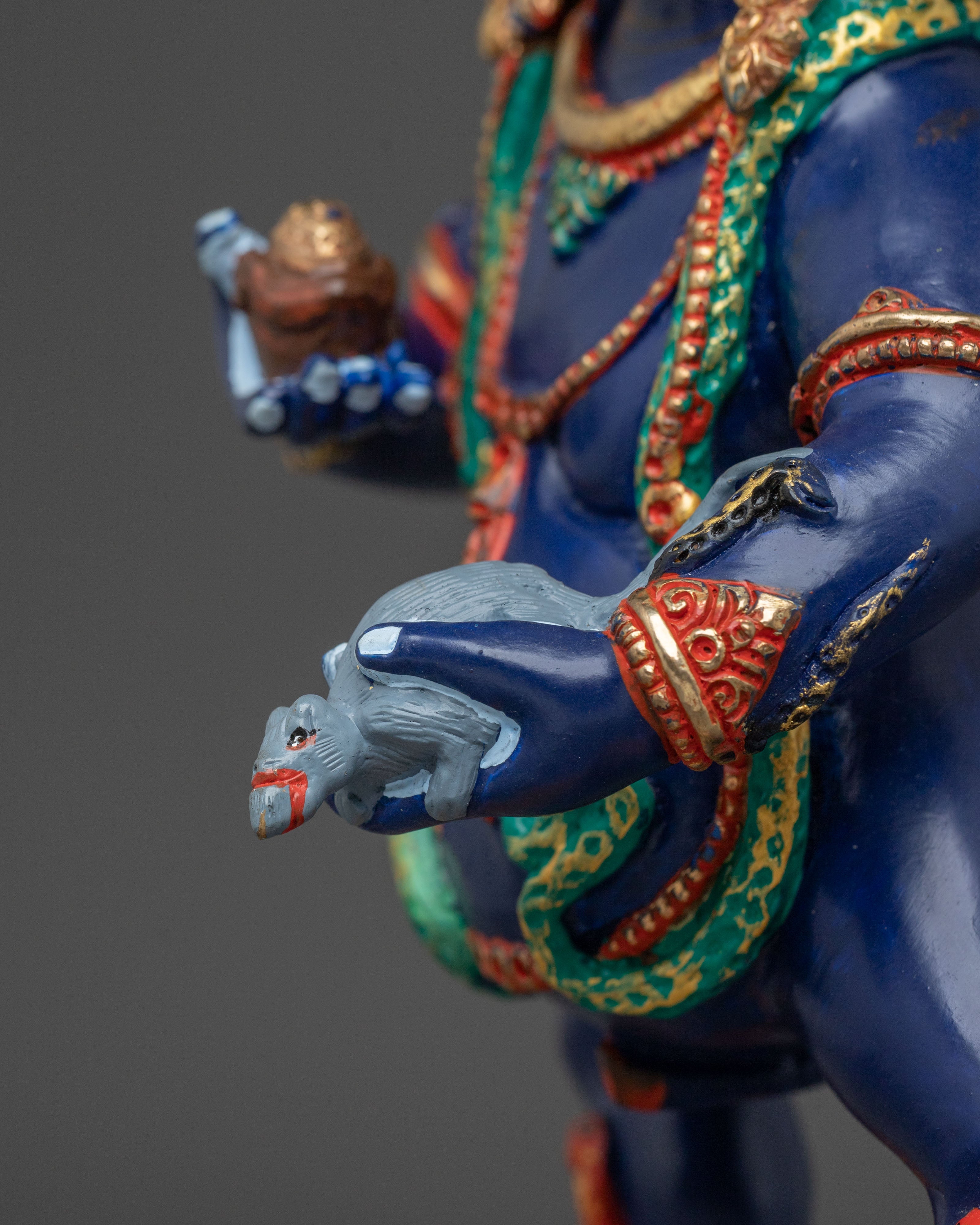 Black Dzambhala Statue  | Tibetan Wealth Deity