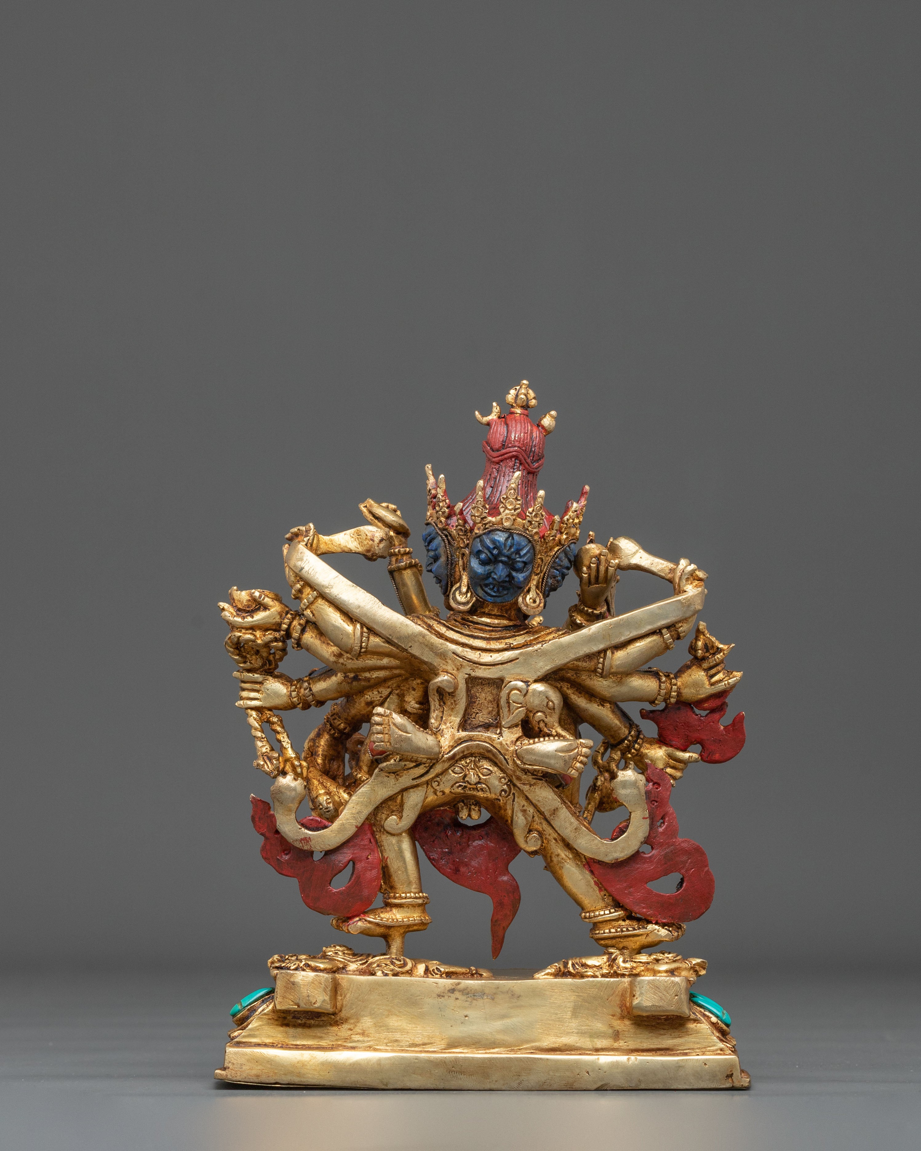 Chakrasamvara Spiritual Sculpture | Tantric Deity of Enlightened Union