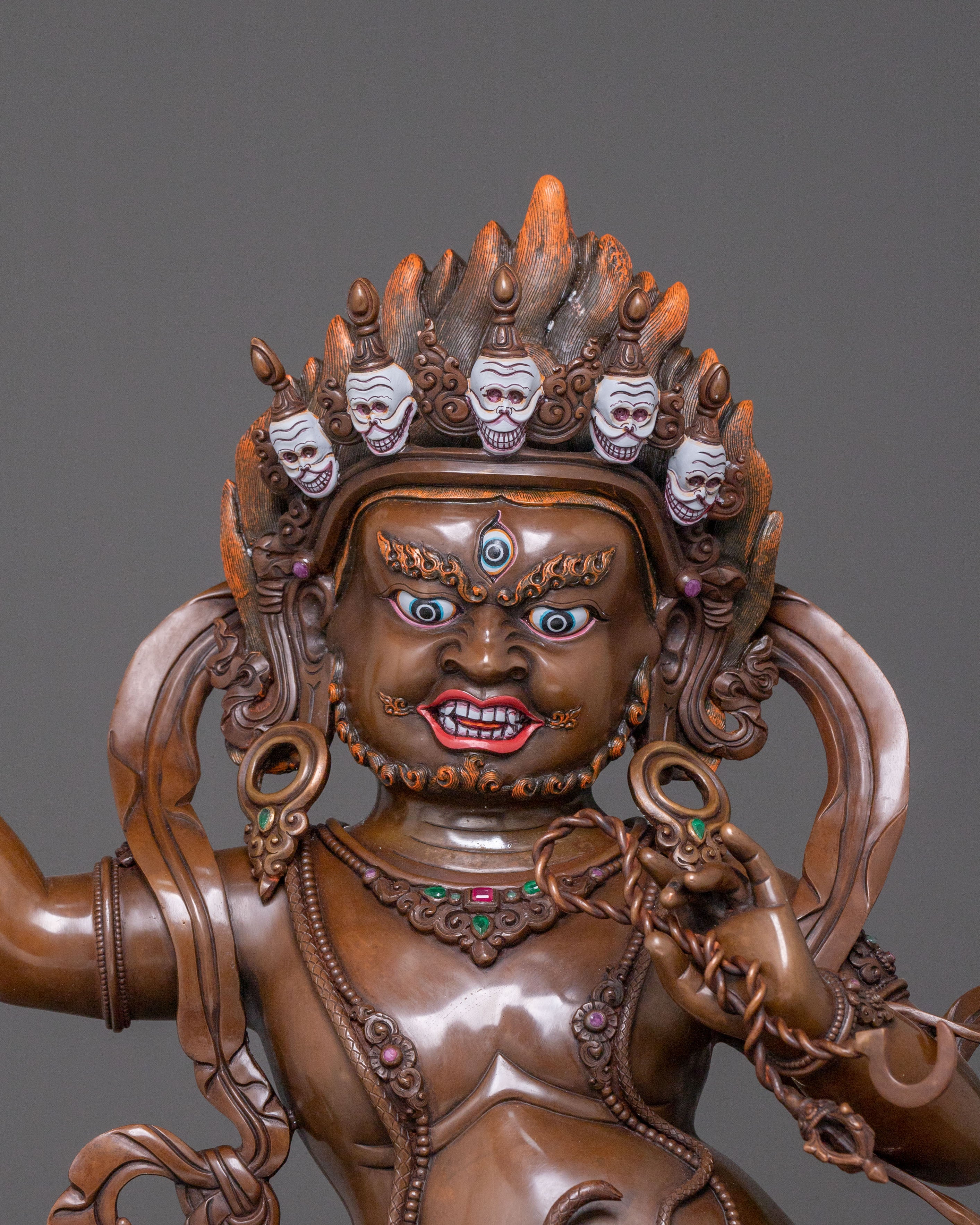 Vajrapani Statue Holder of the Vajra: Altar Decor