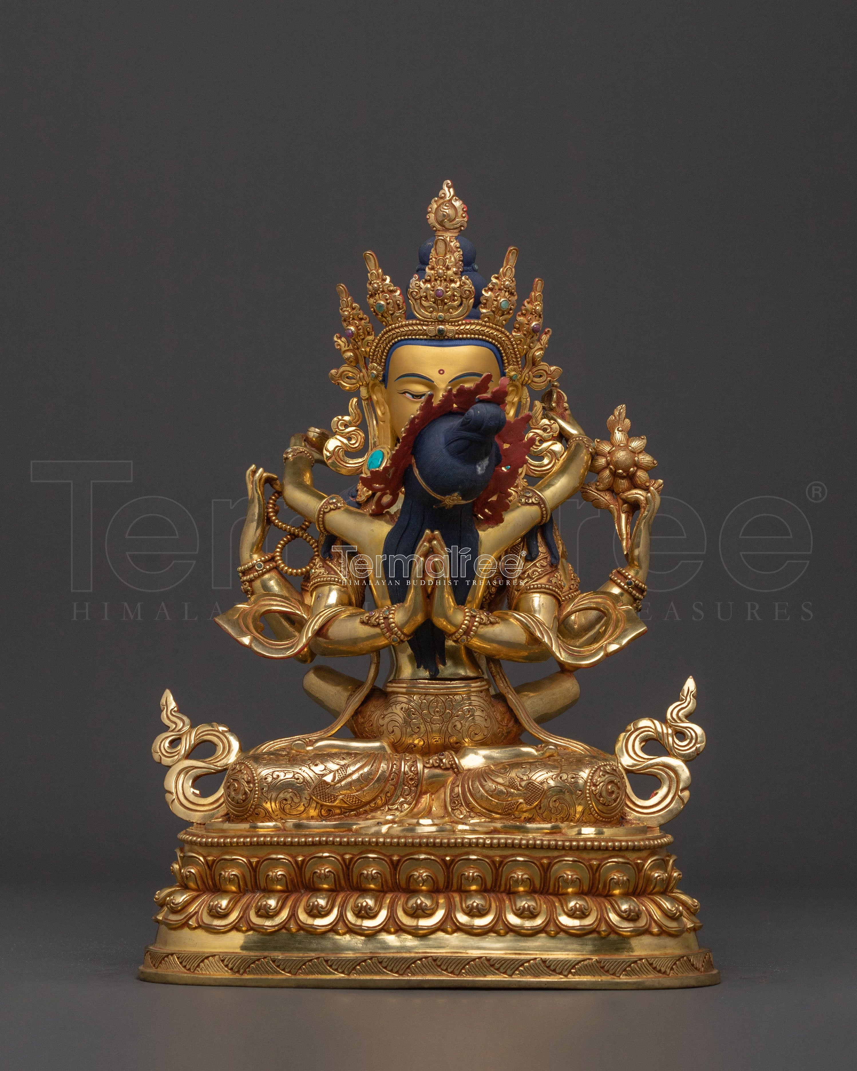  Chenrezig Golden Statue 