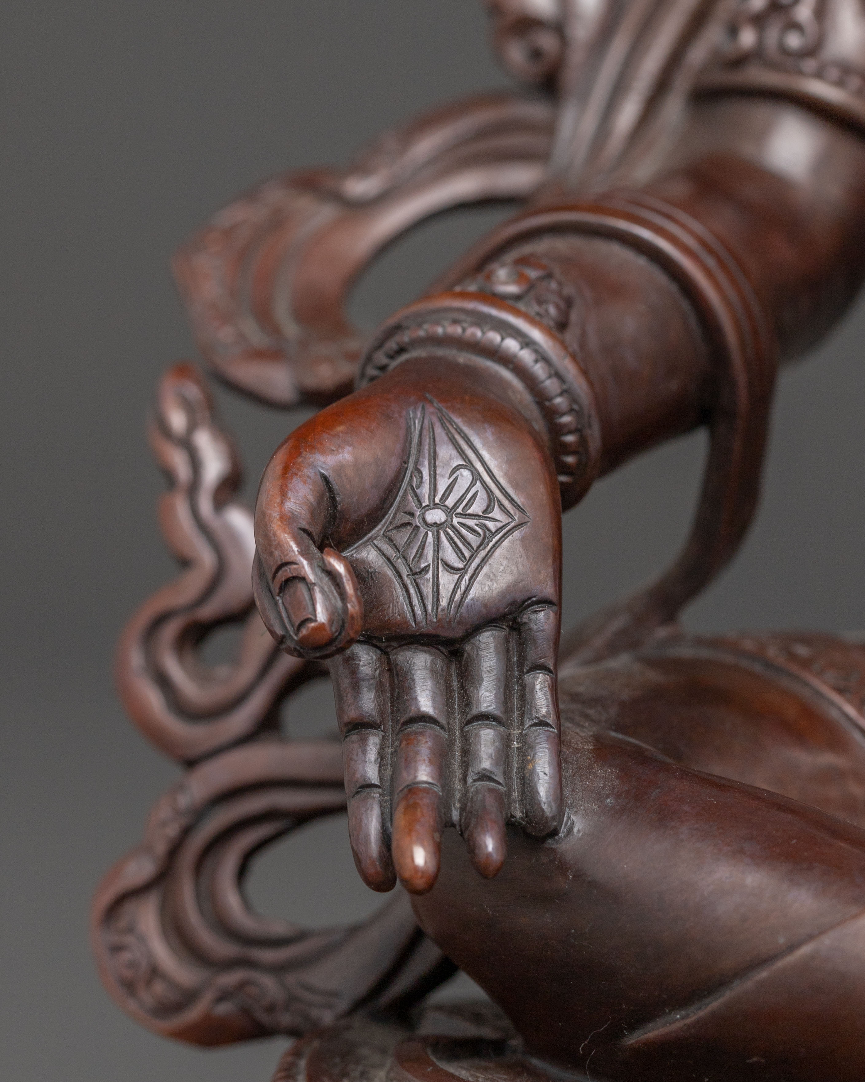 Handmade Oxidized Copper Shyama Tara Statue | Compassionate Goddess of Protection