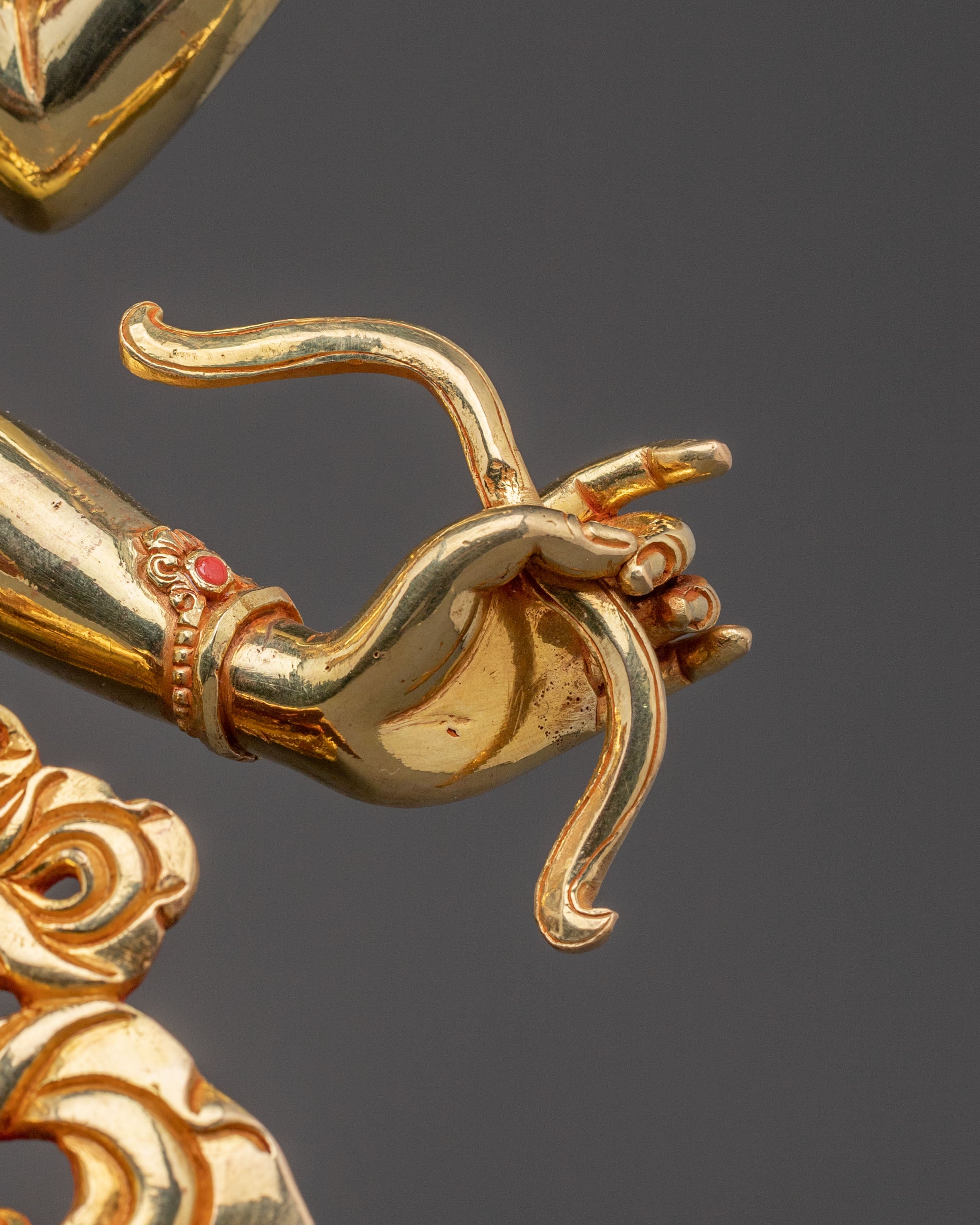 Namgyalma Copper Handcrafted Statue | 24K Gold Gilded Statue