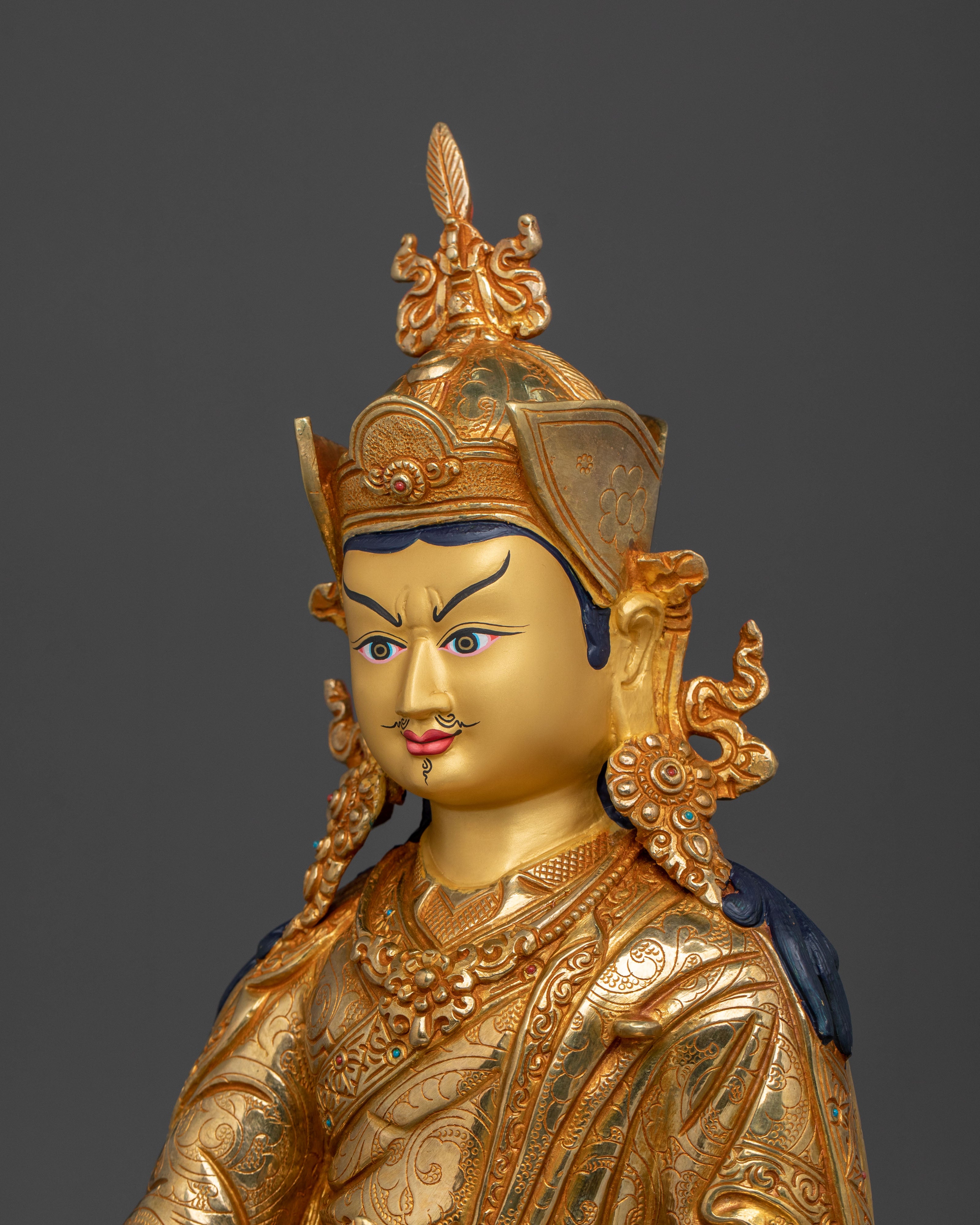 Spiritual Teacher Guru Rinpoche Sculpture | Founder of Tibetan Buddhism