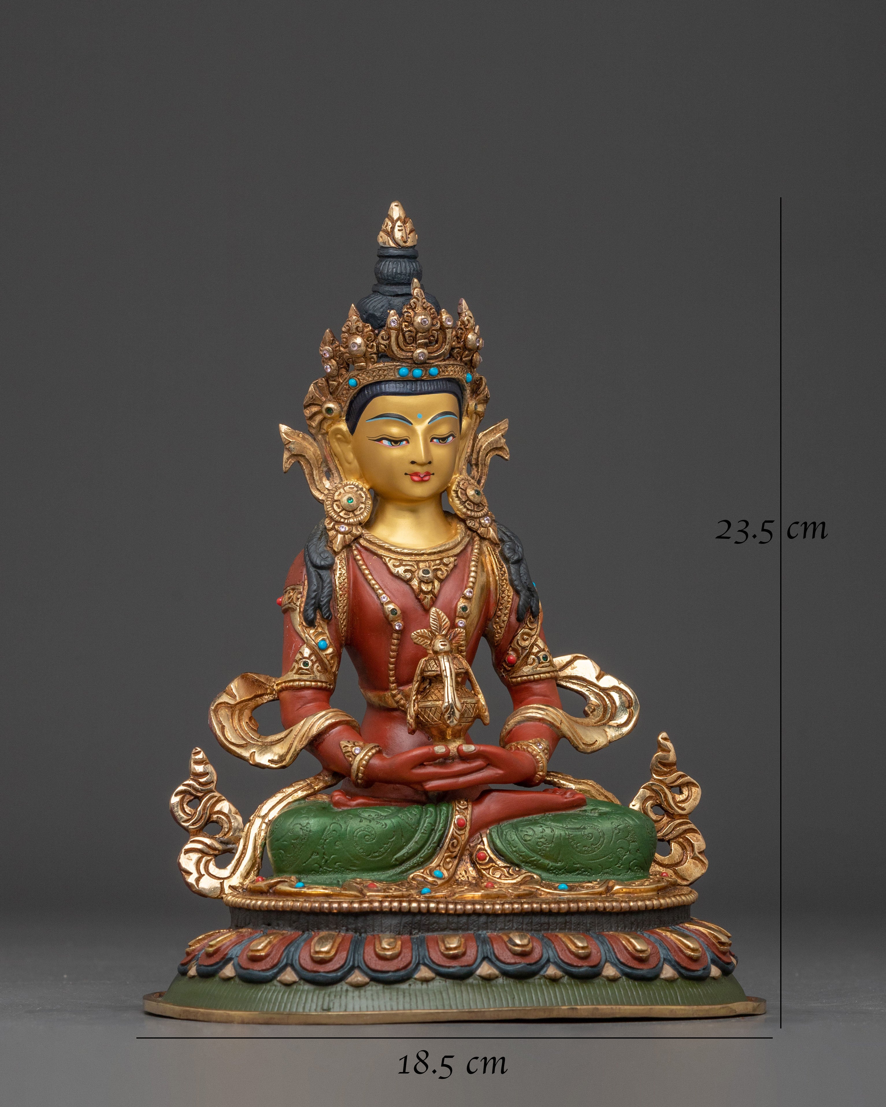 Amitayus Golden Figurine | Long Life Buddha