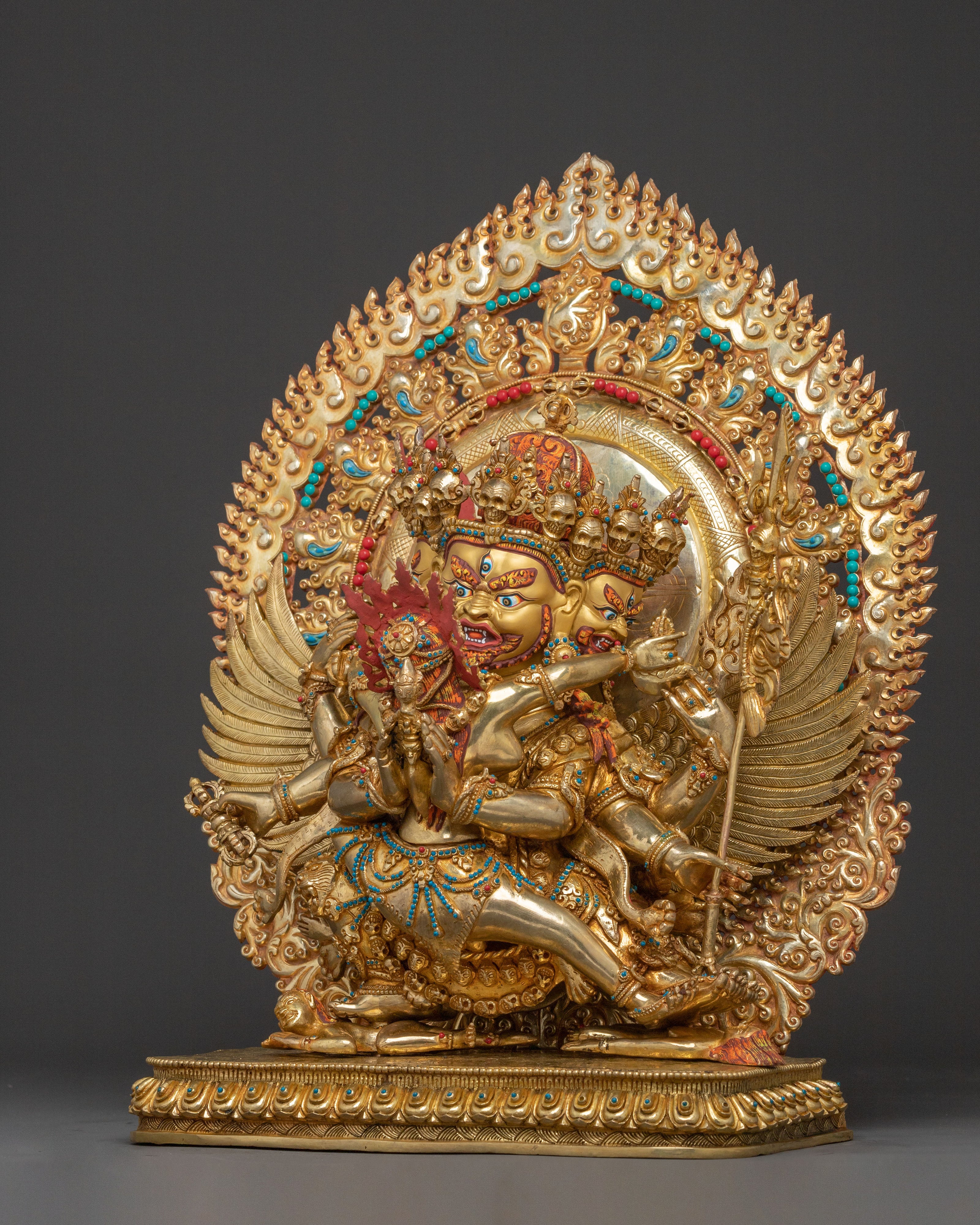 Vajrakilaya Sacred Statue | Wrathful Deity of Purification and Power