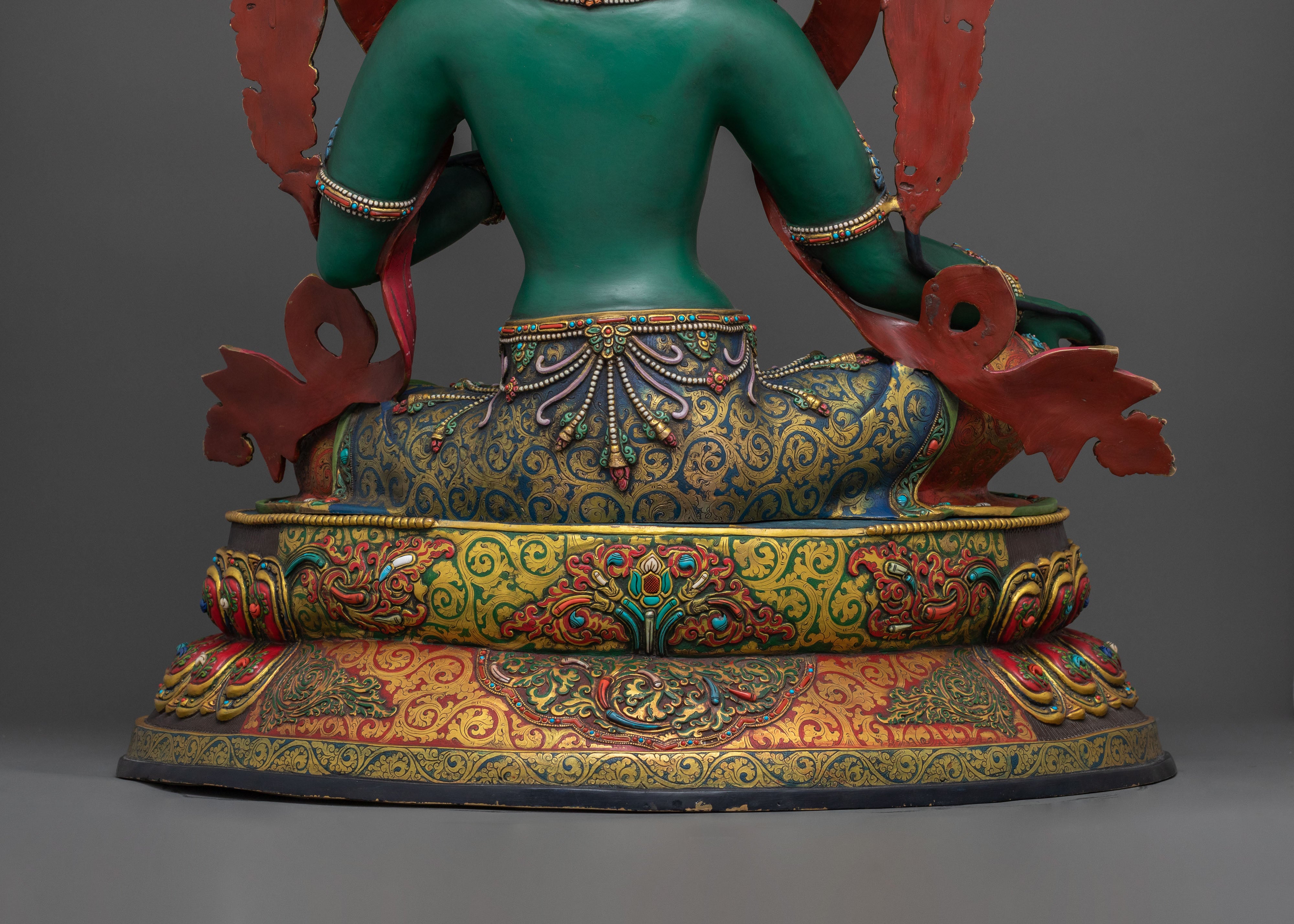 Protection Sculpture of Green Tara | Swift Liberator and Compassionate Goddess