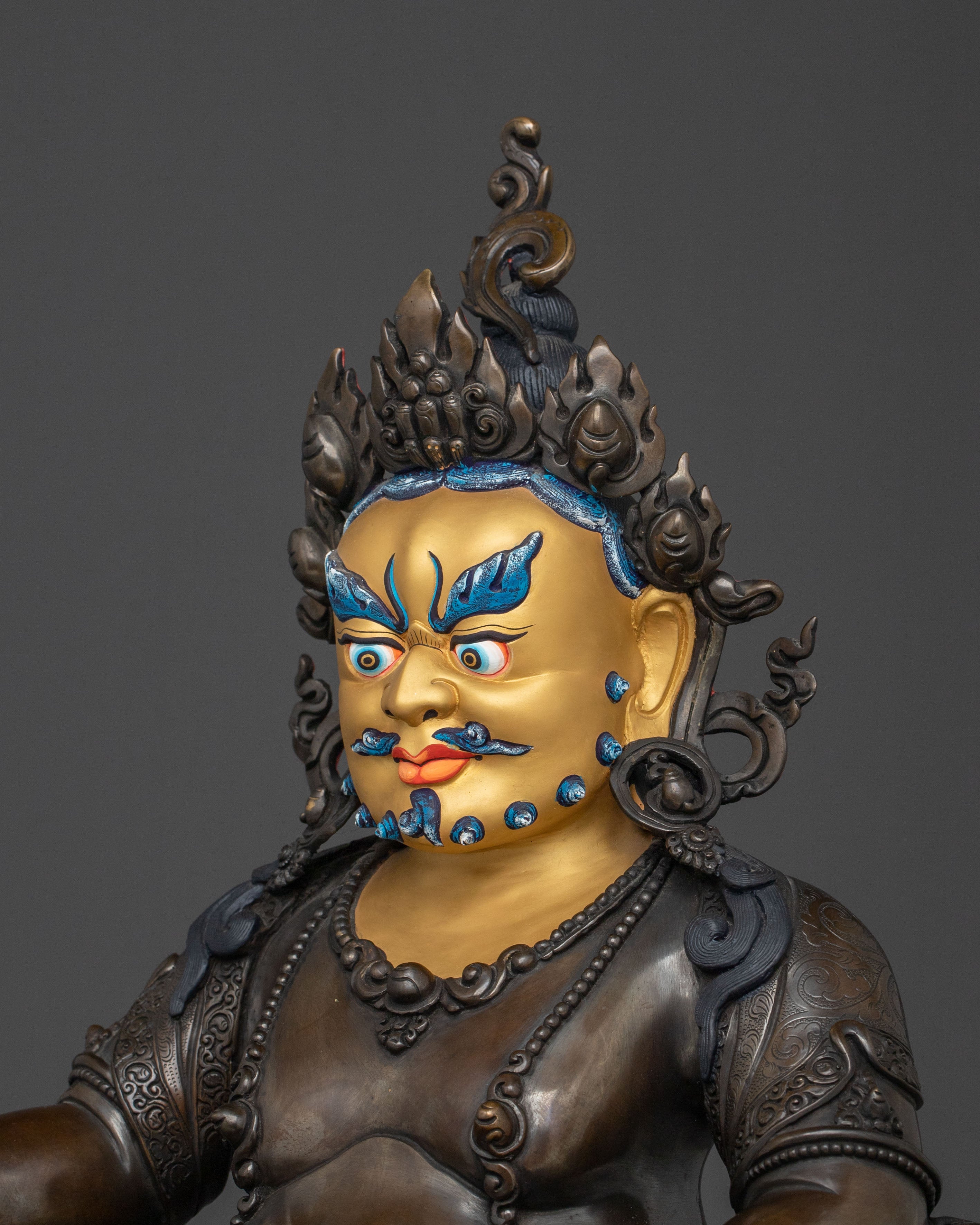 Dzambhala Figurine of Prosperity | Wealth Deity of Abundance & Fortune