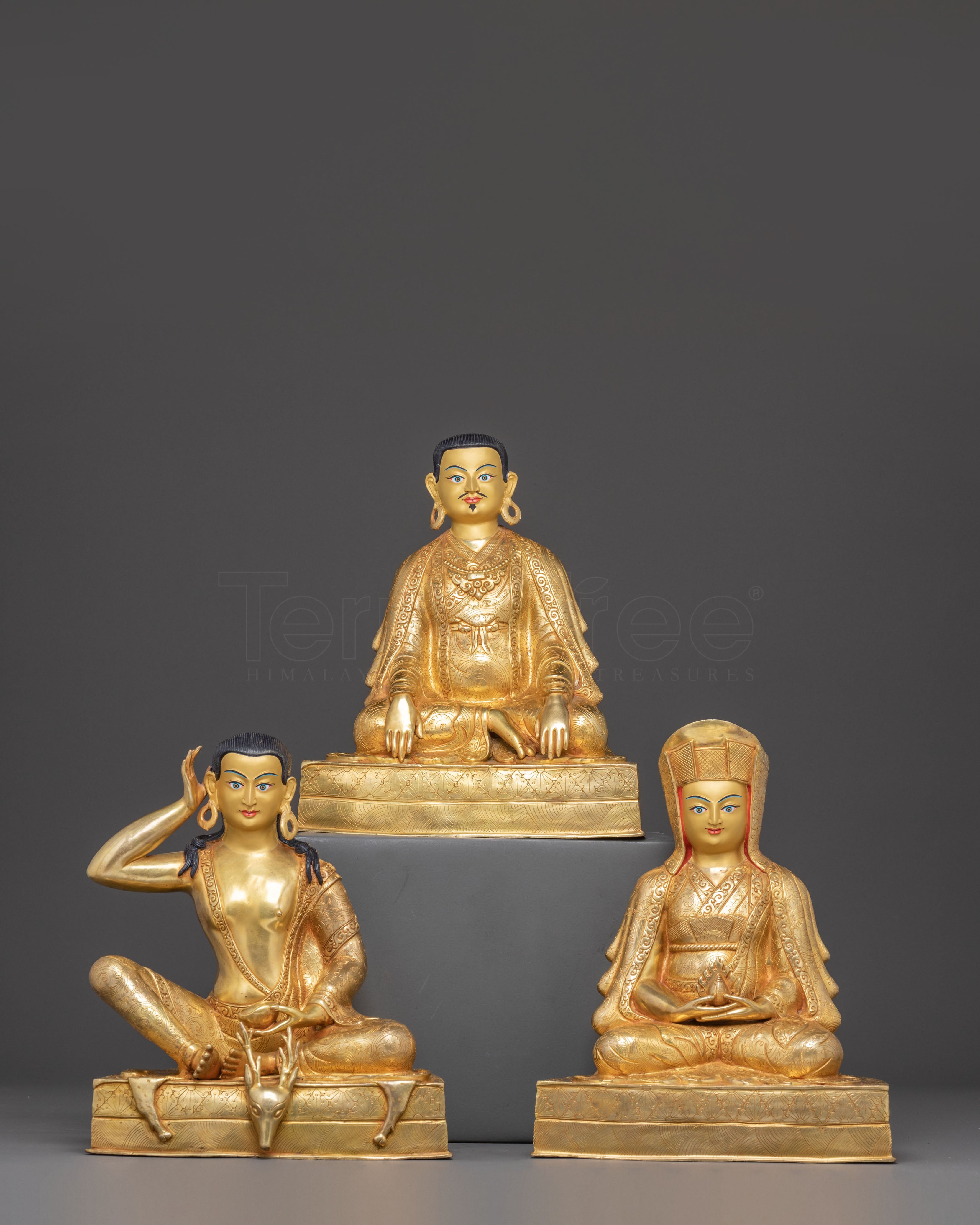 Kagyu Masters Statue Set 