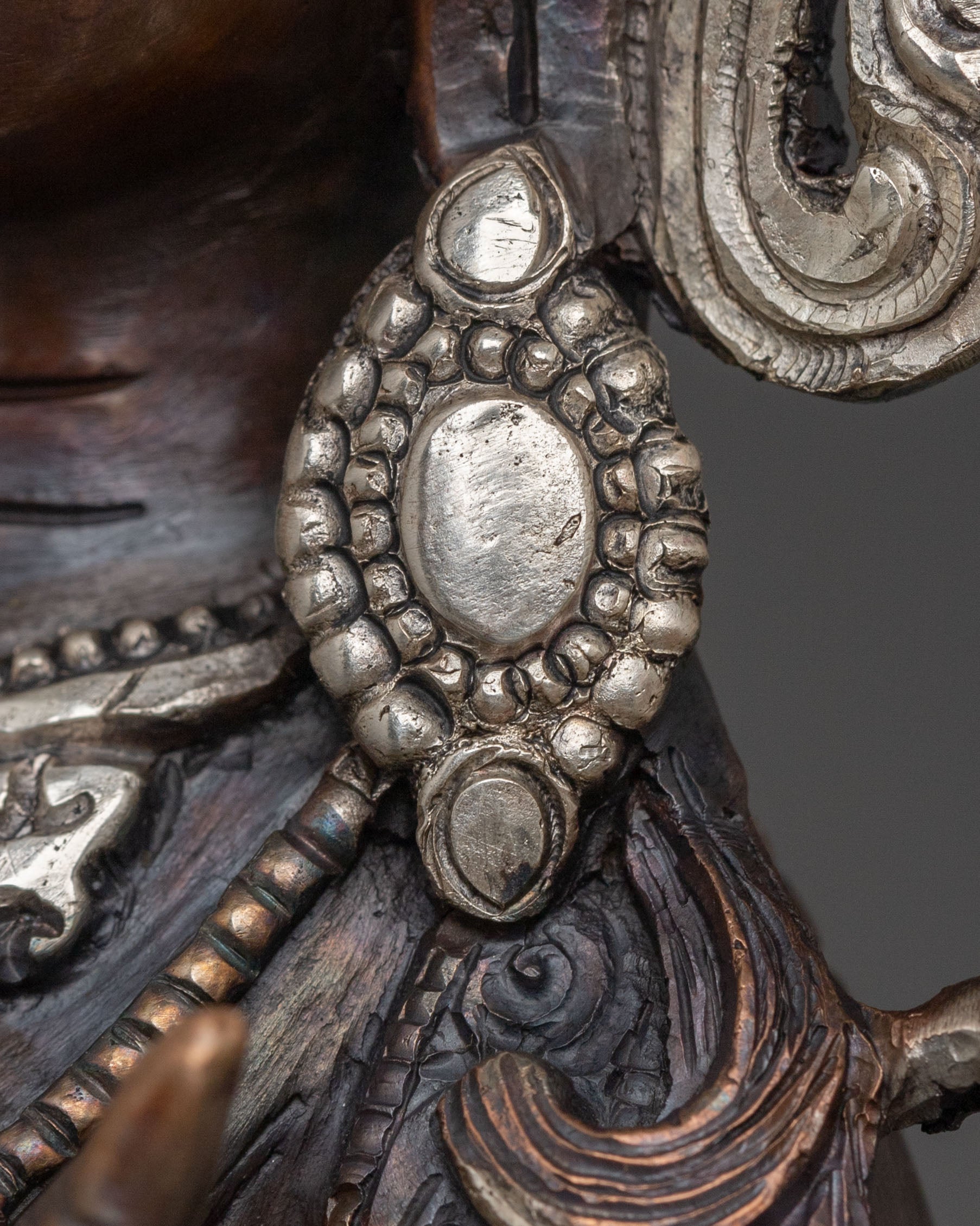 Green Tara Statue | Oxidized Copper Buddhist Goddess