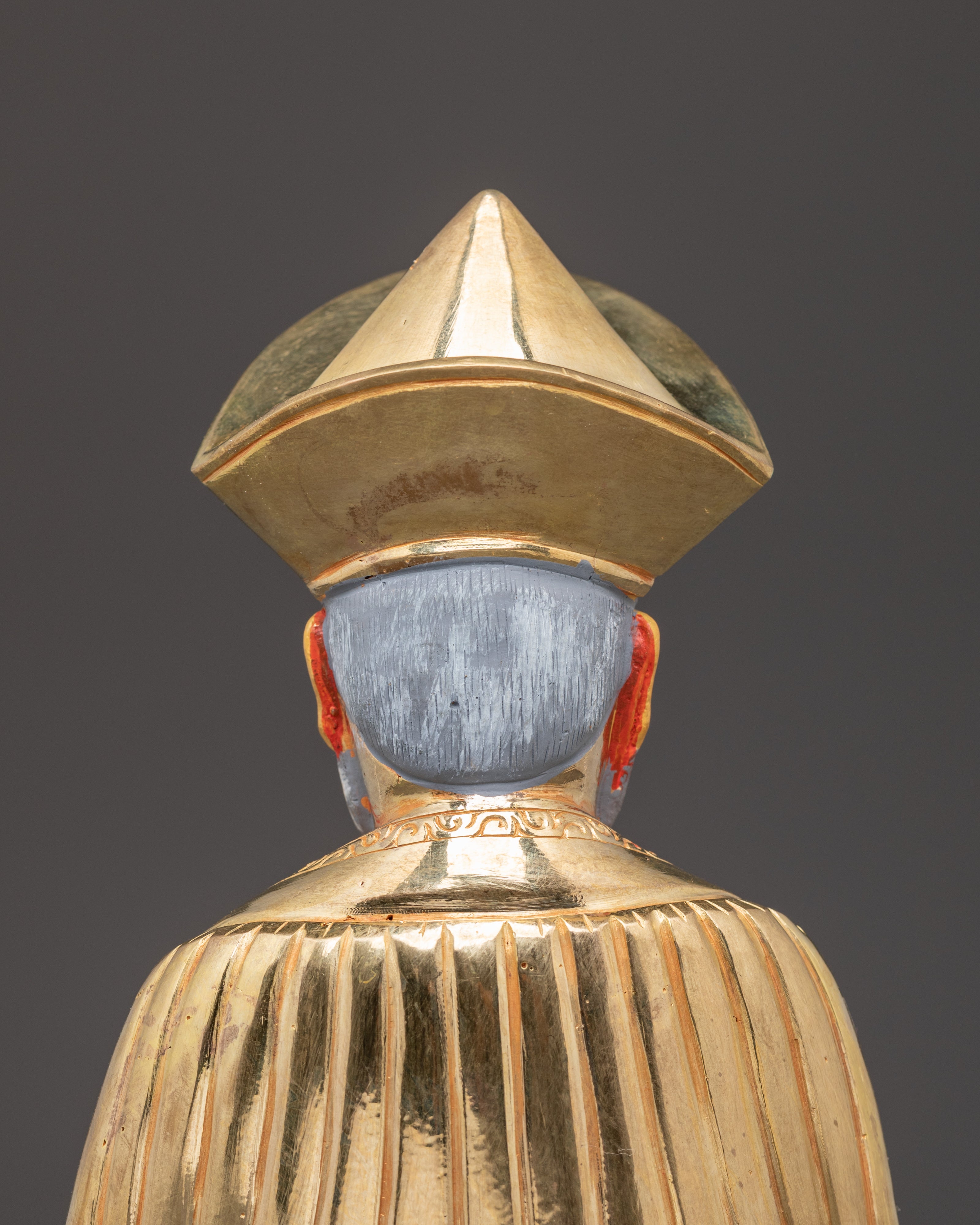 Golden Statue of Master Shapdum | Tibetan Buddhist Art