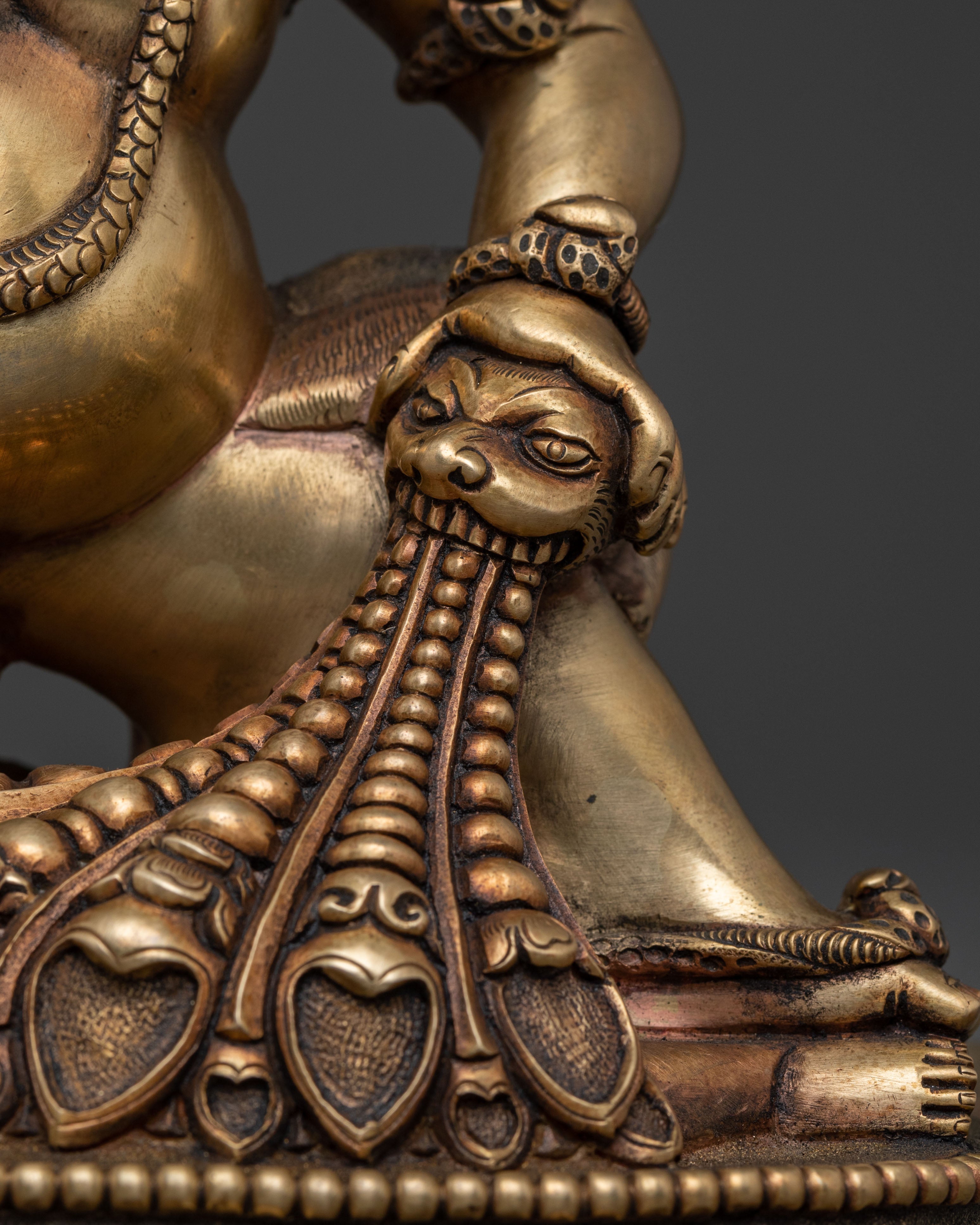 Black Dzambhala Spiritual Statue | Prosperity Guardian
