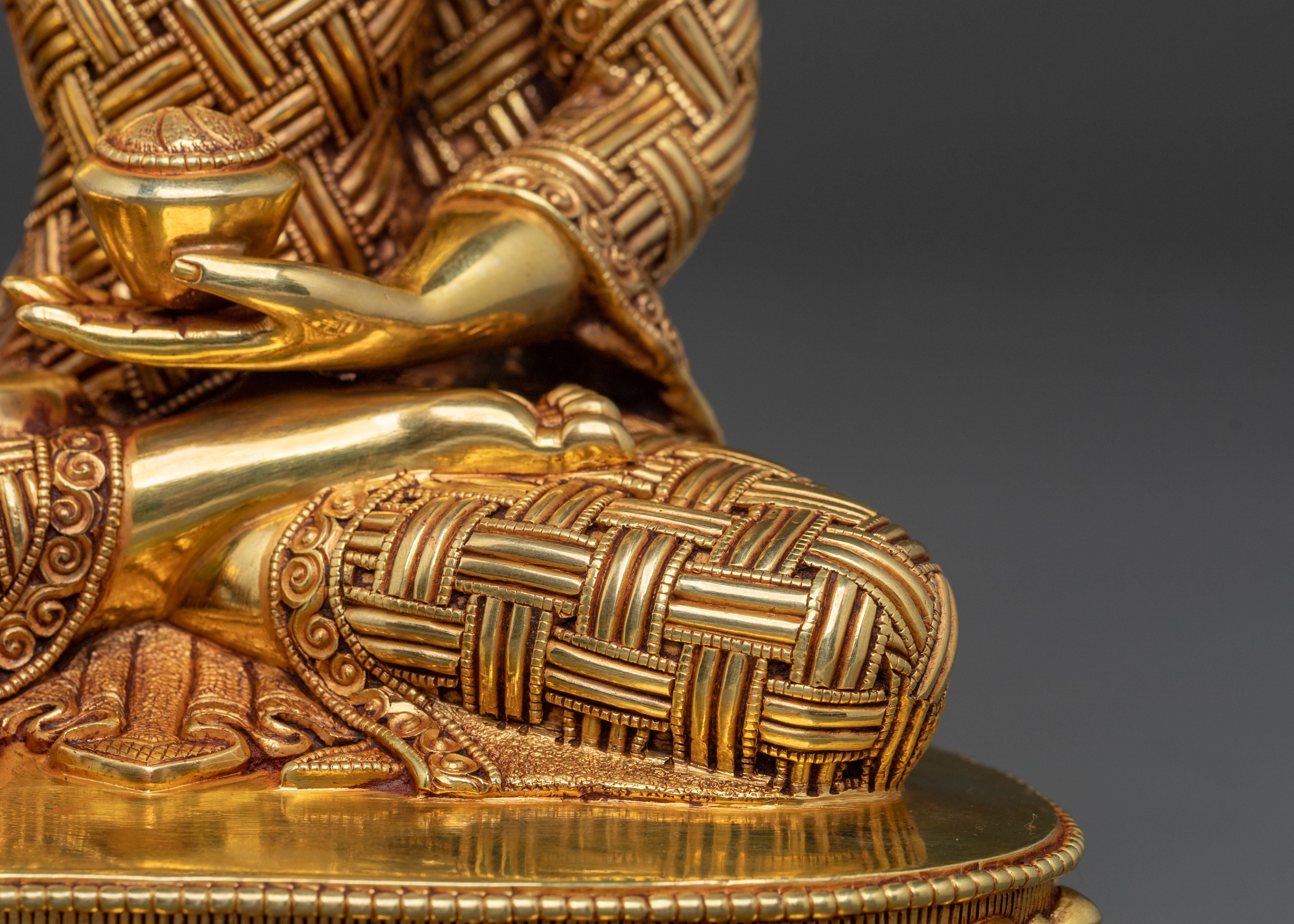 Sage Shakyamuni Buddha Statue: Made in Nepal