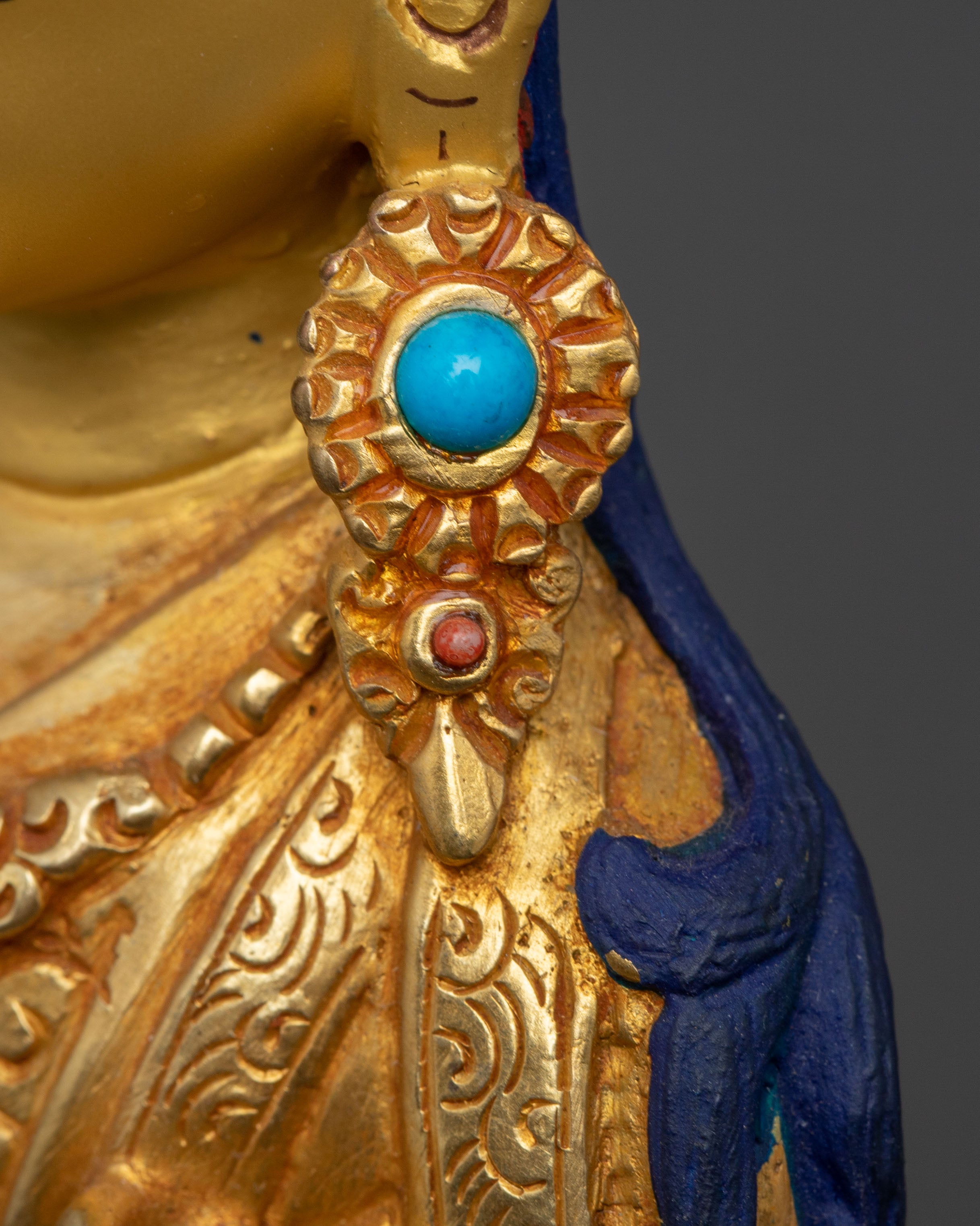 Handmade Copper Statue of Padmasambhava | Tantric Buddhist Master