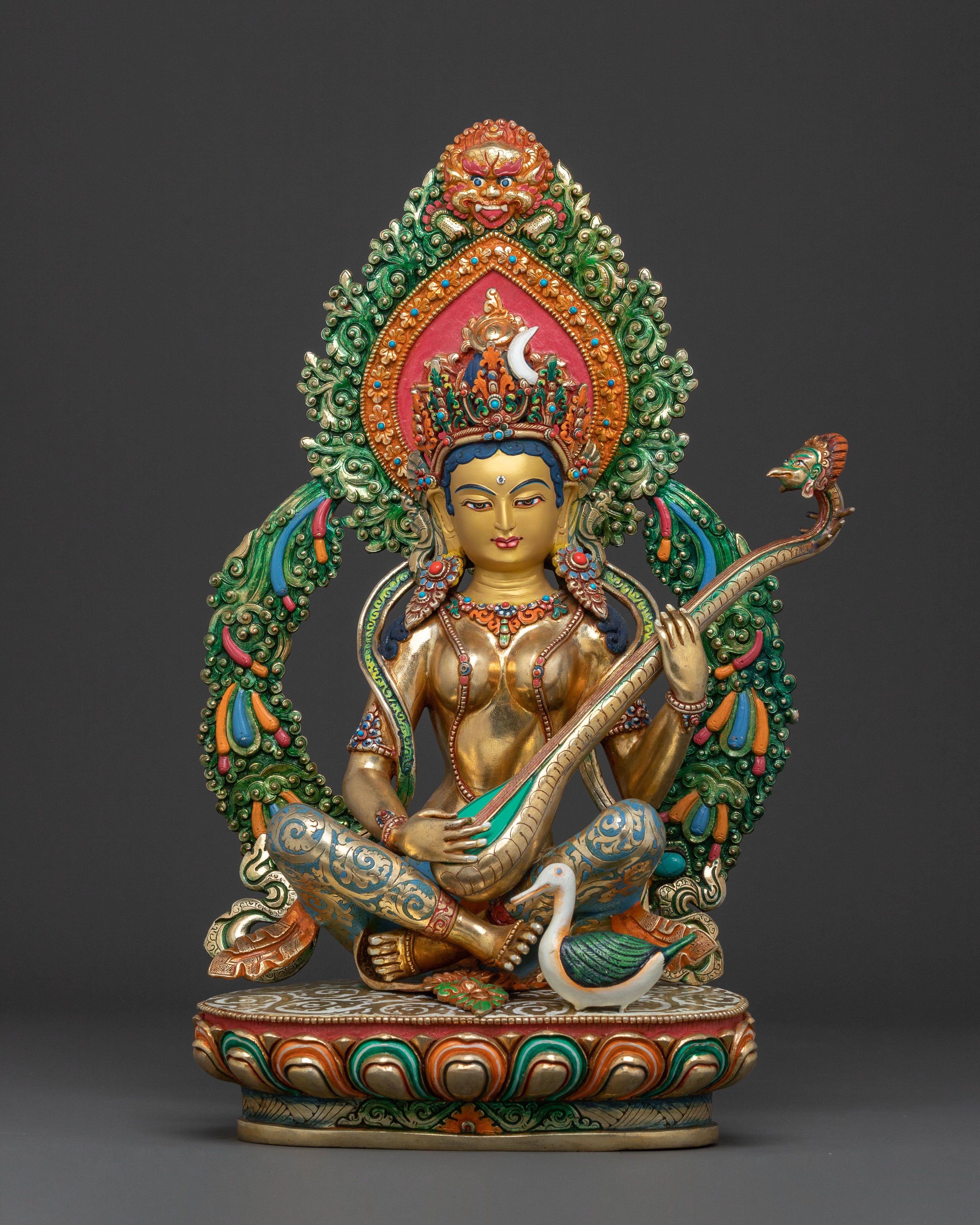 Saraswati Statue: Goddess of Learning | Spiritual Blessings