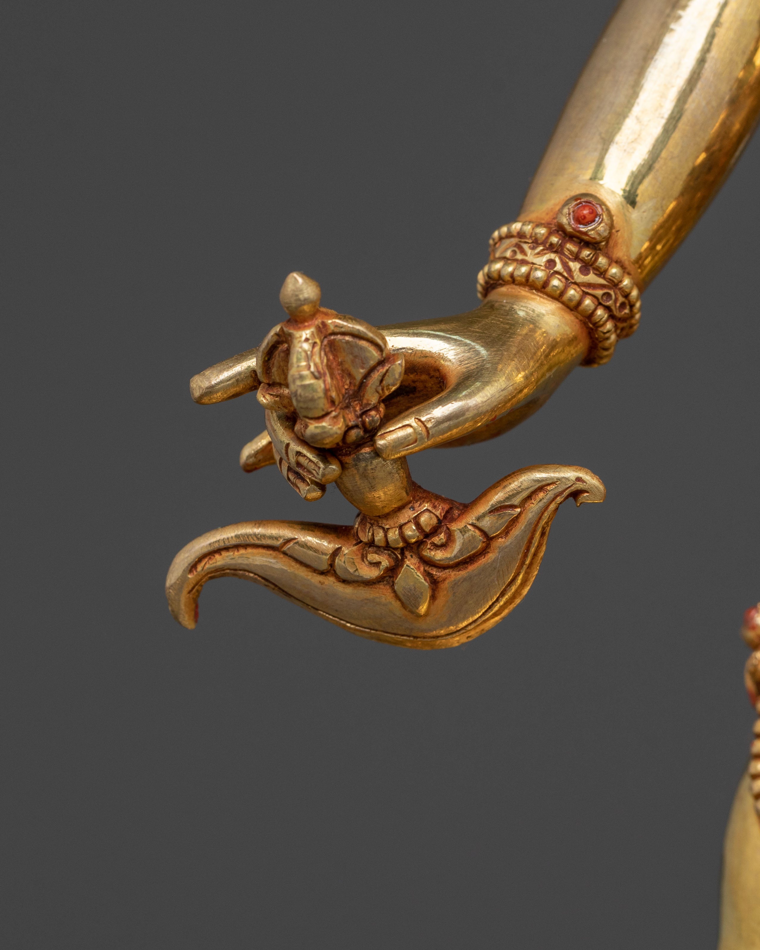Vajrayogini Statue | 24K Gold Gilded Goddess