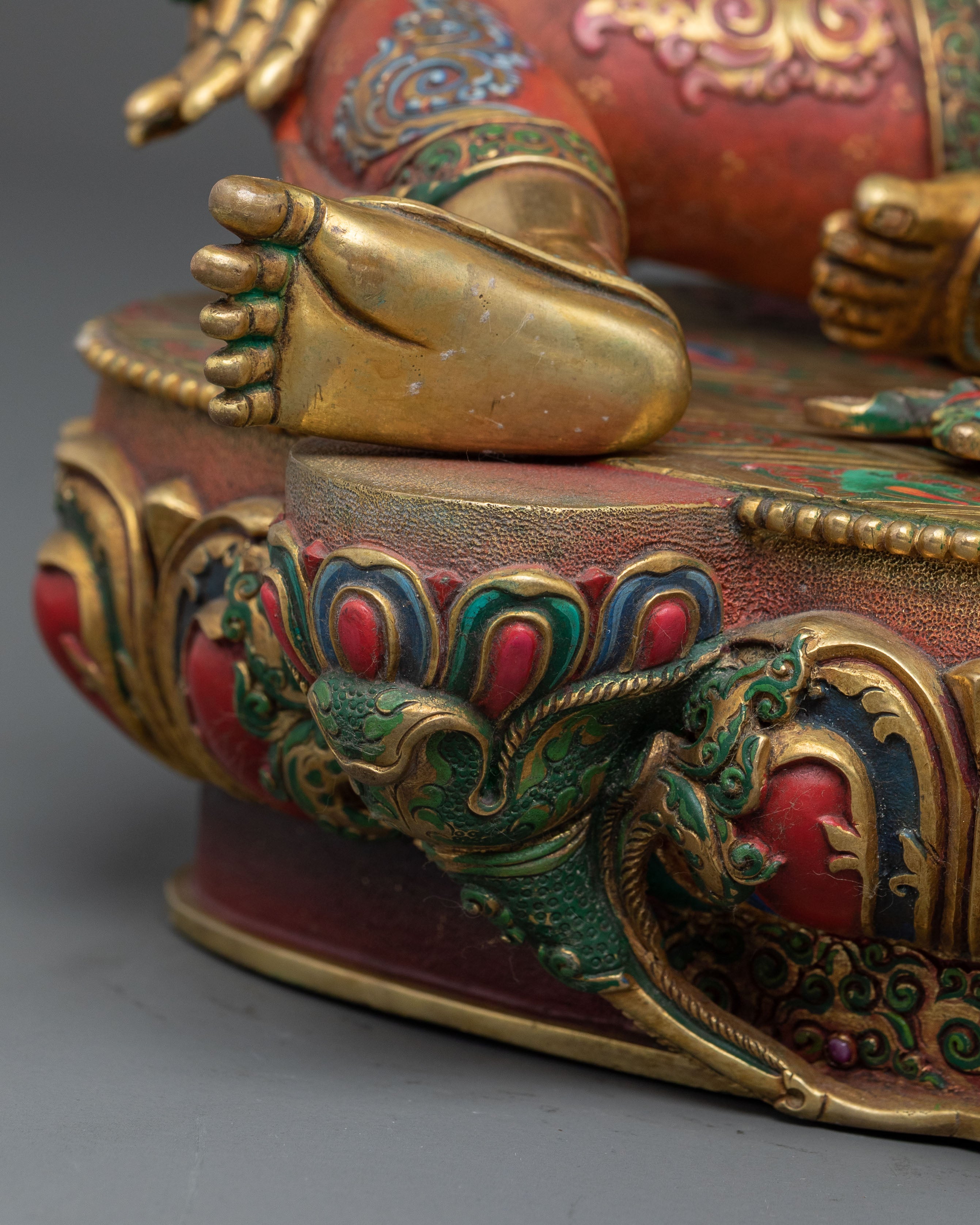 Green Tara Guardian Deity Statue | Compassion Home Altar Decor