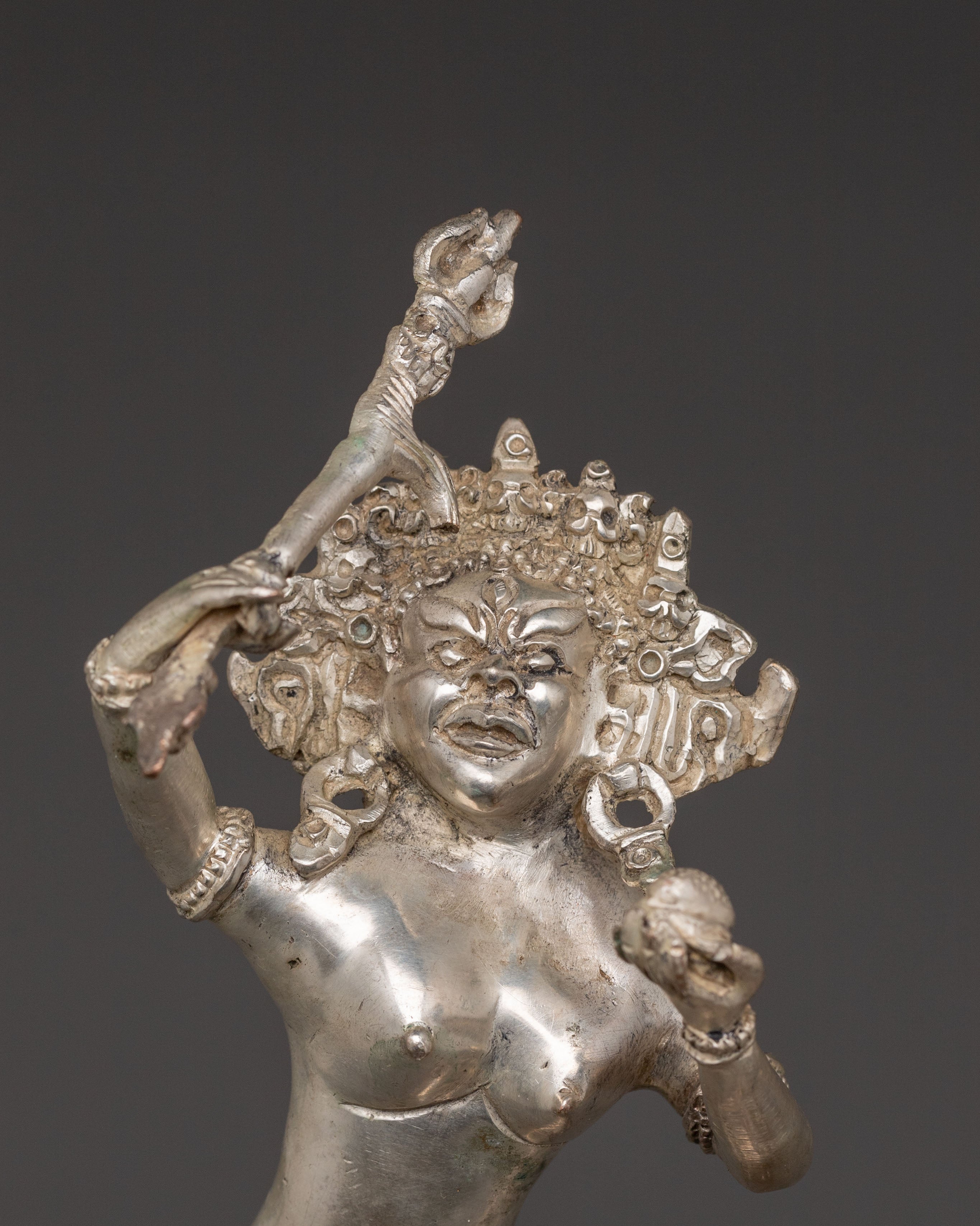 Sacred Statue of Yamantaka with Vajravetali – Protective Fury