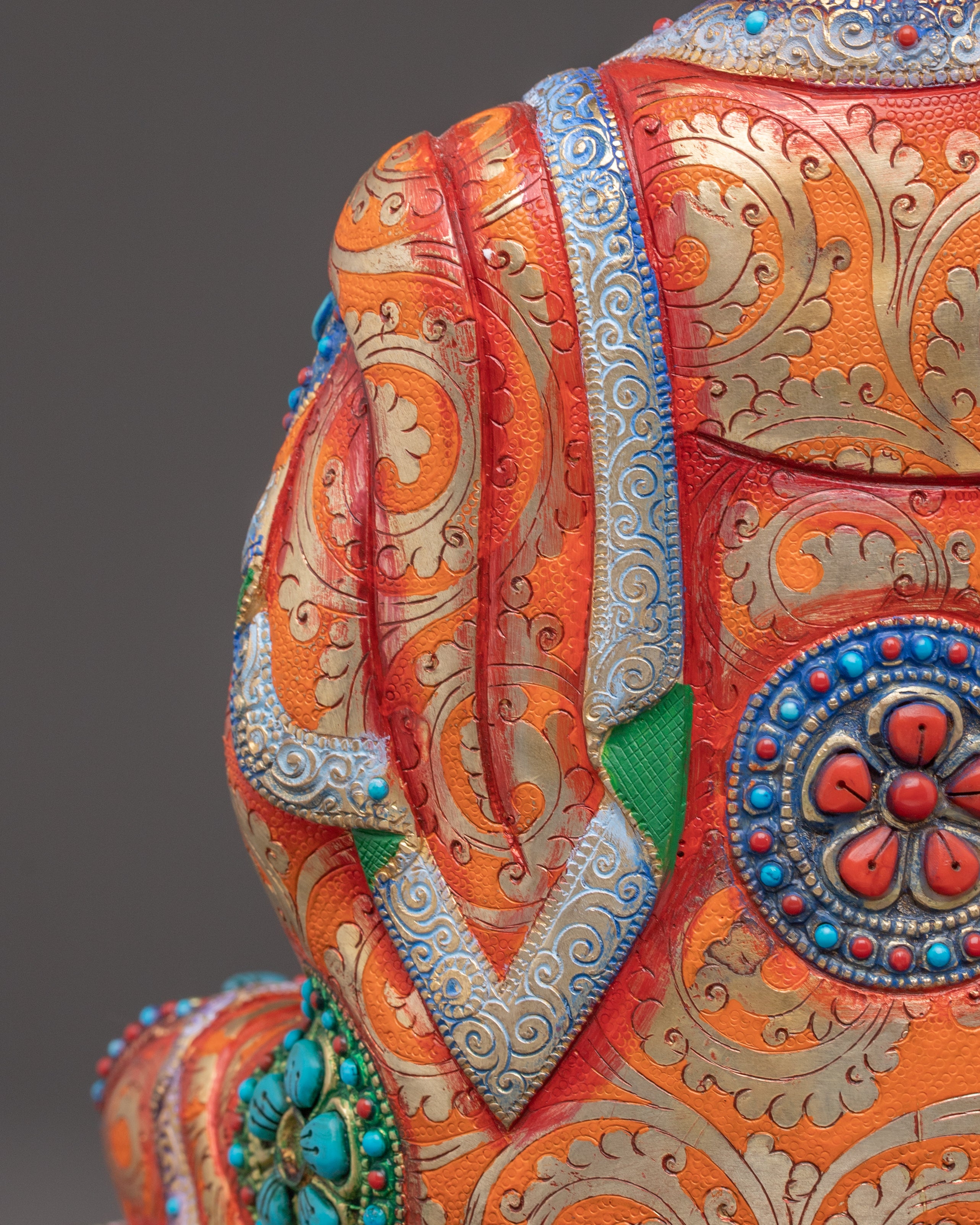 Handcrafted Amitabha Buddha Copper Statue