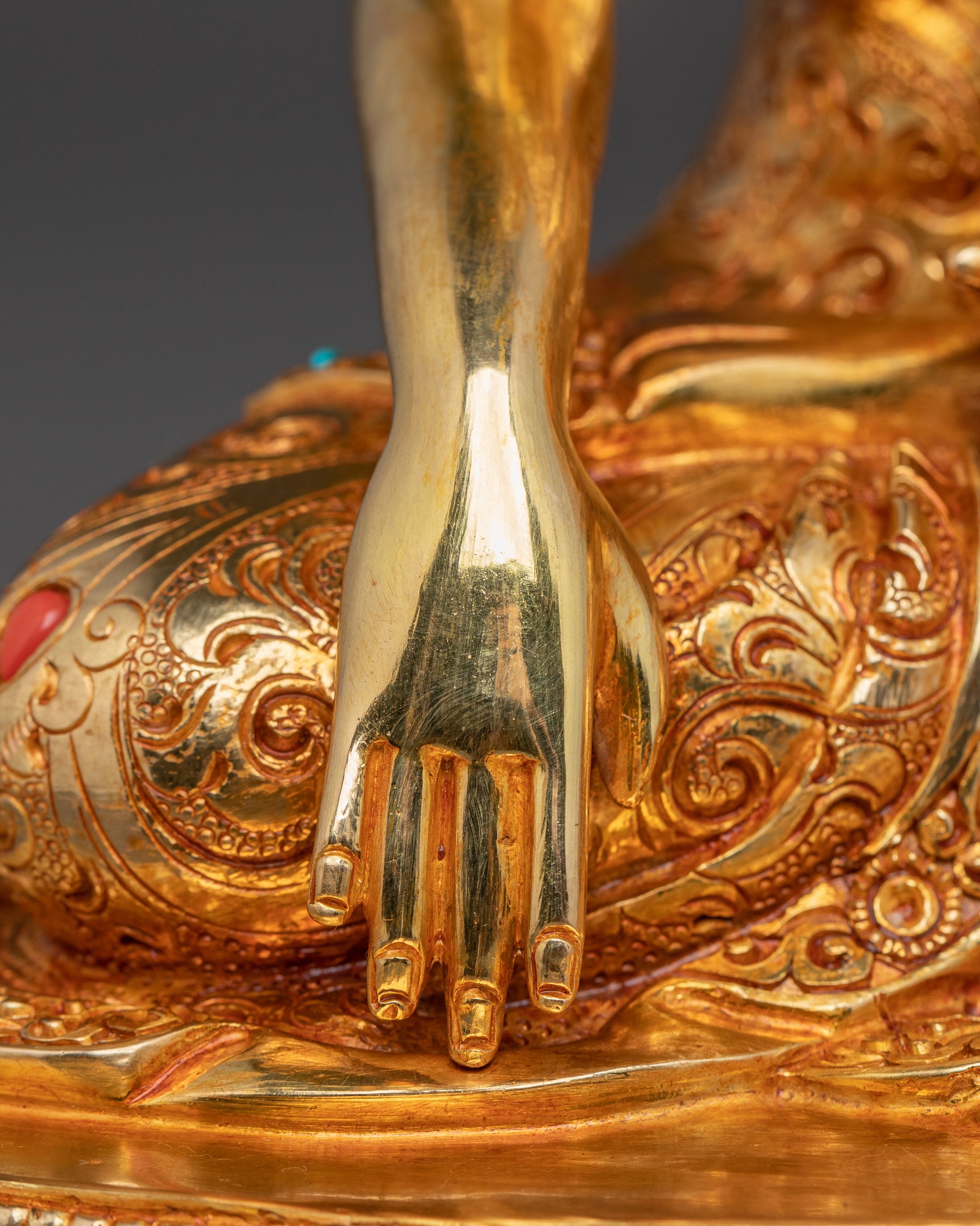 Shakyamuni Buddha Traditional Golden Statue