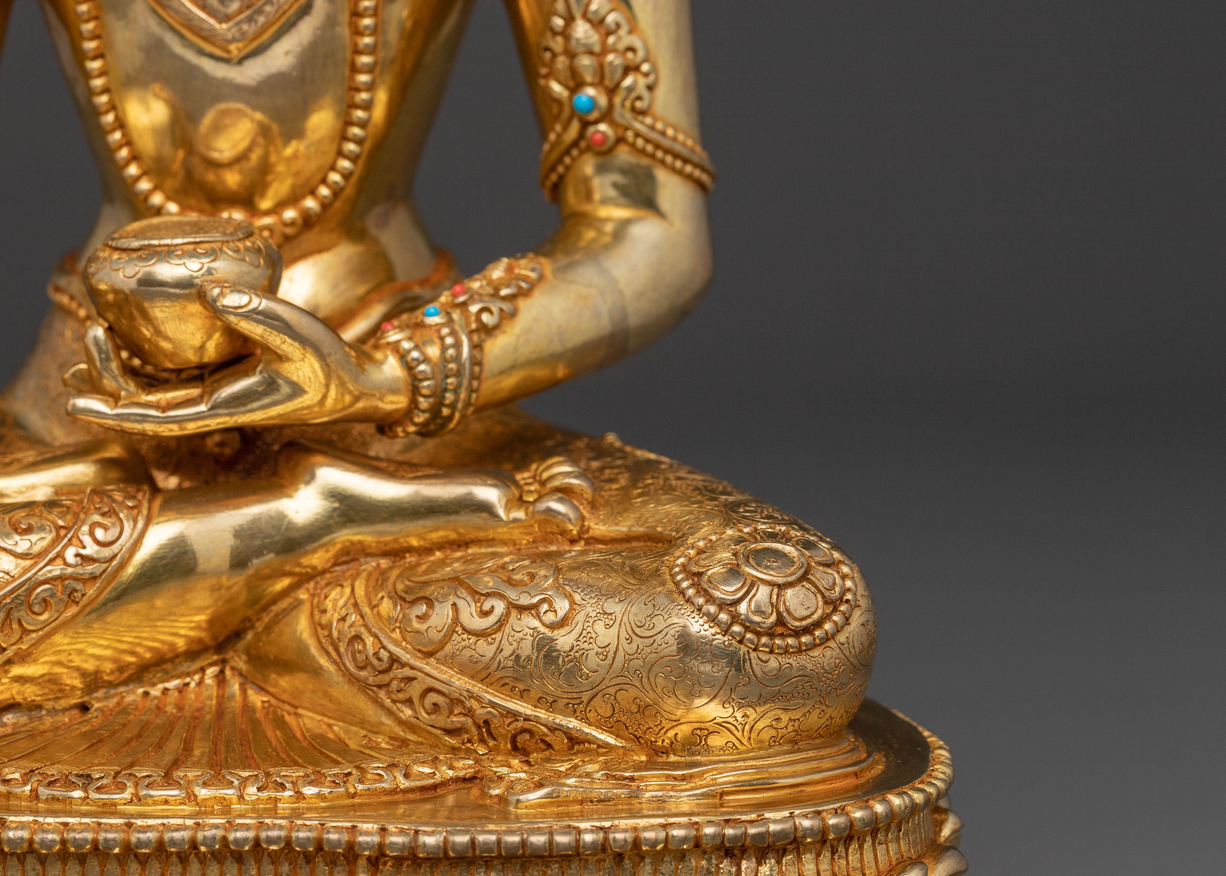 Crown Shakyamuni Buddha Statue:  Sage of the Shakyas