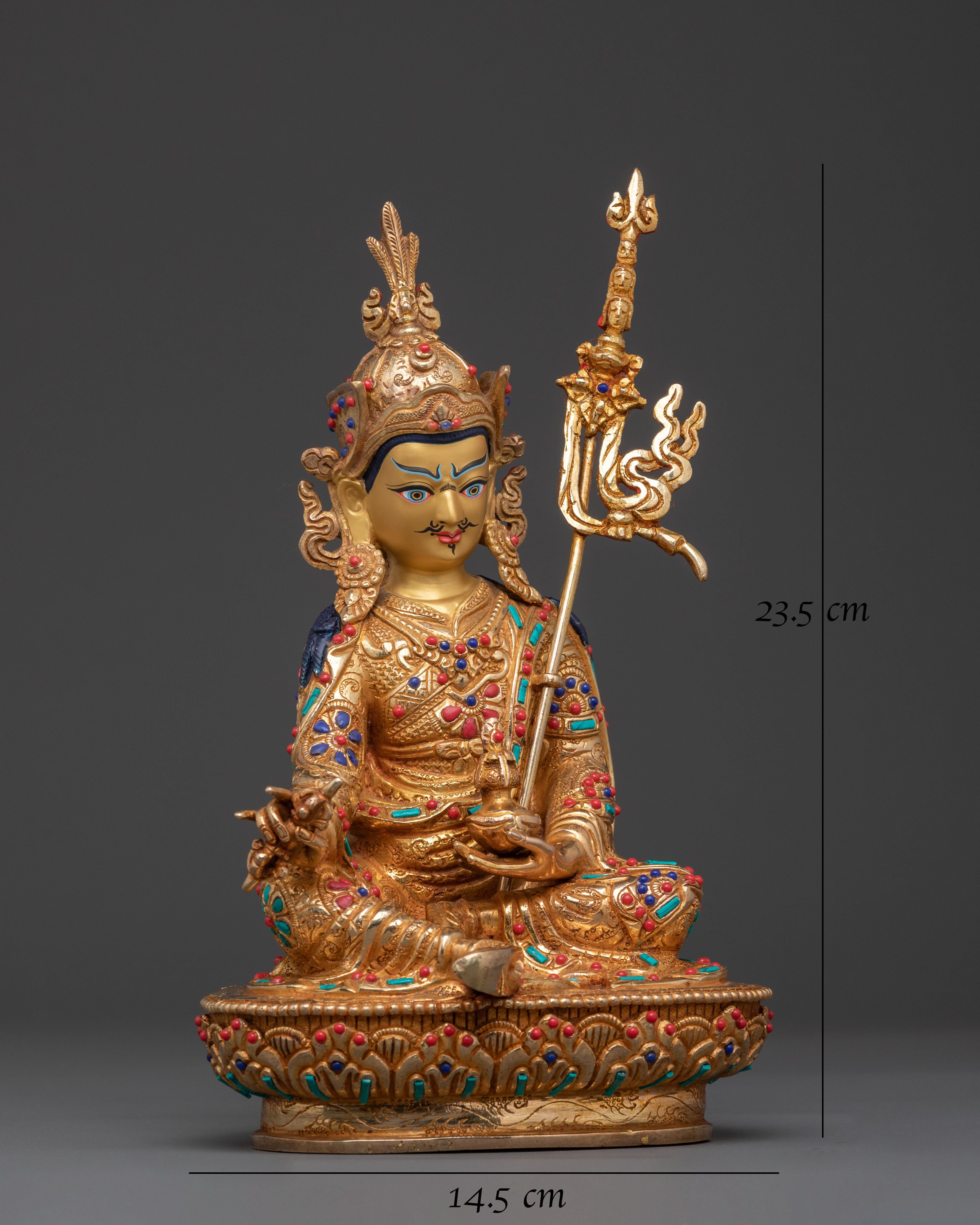 Guru Rinpoche Golden Statue | Spiritual Guidance