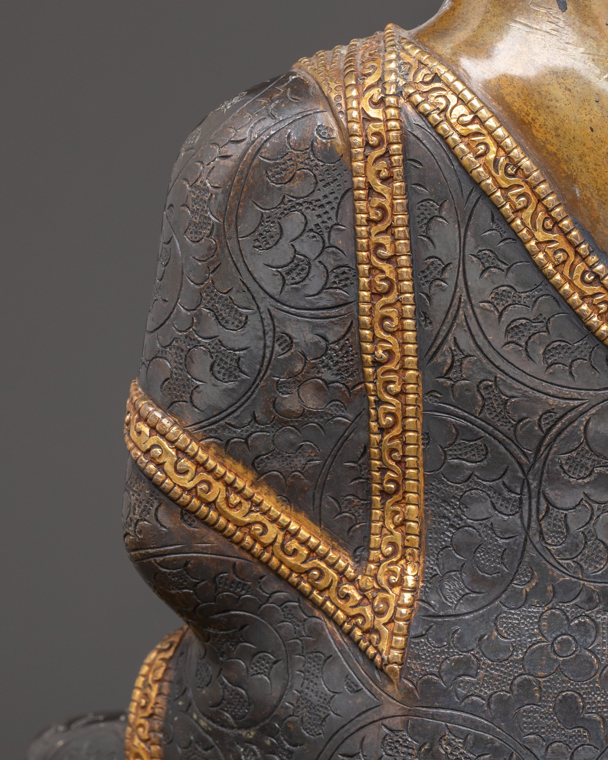 Himalayan Buddha Shakyamuni Copper Statue | Buddhist Decor Artwork