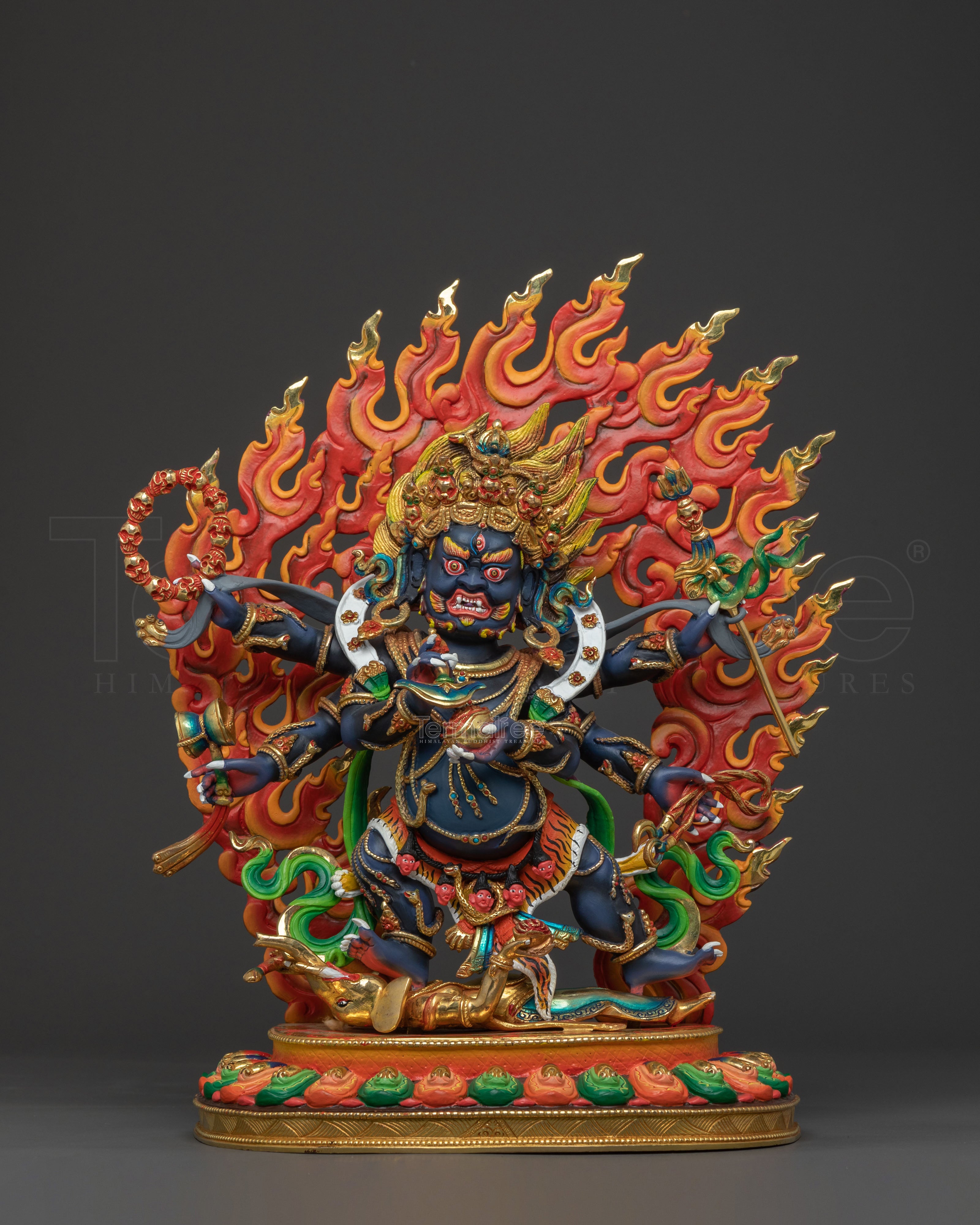  Six-Armed Mahakala Statue