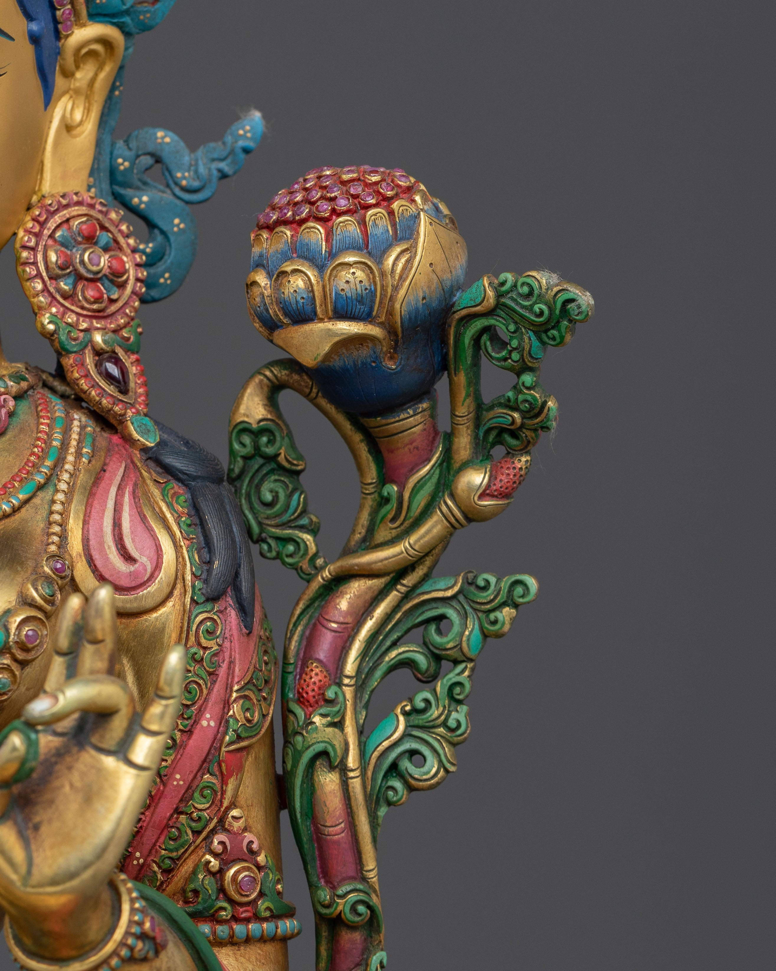 Green Tara Guardian Deity Statue | Compassion Home Altar Decor