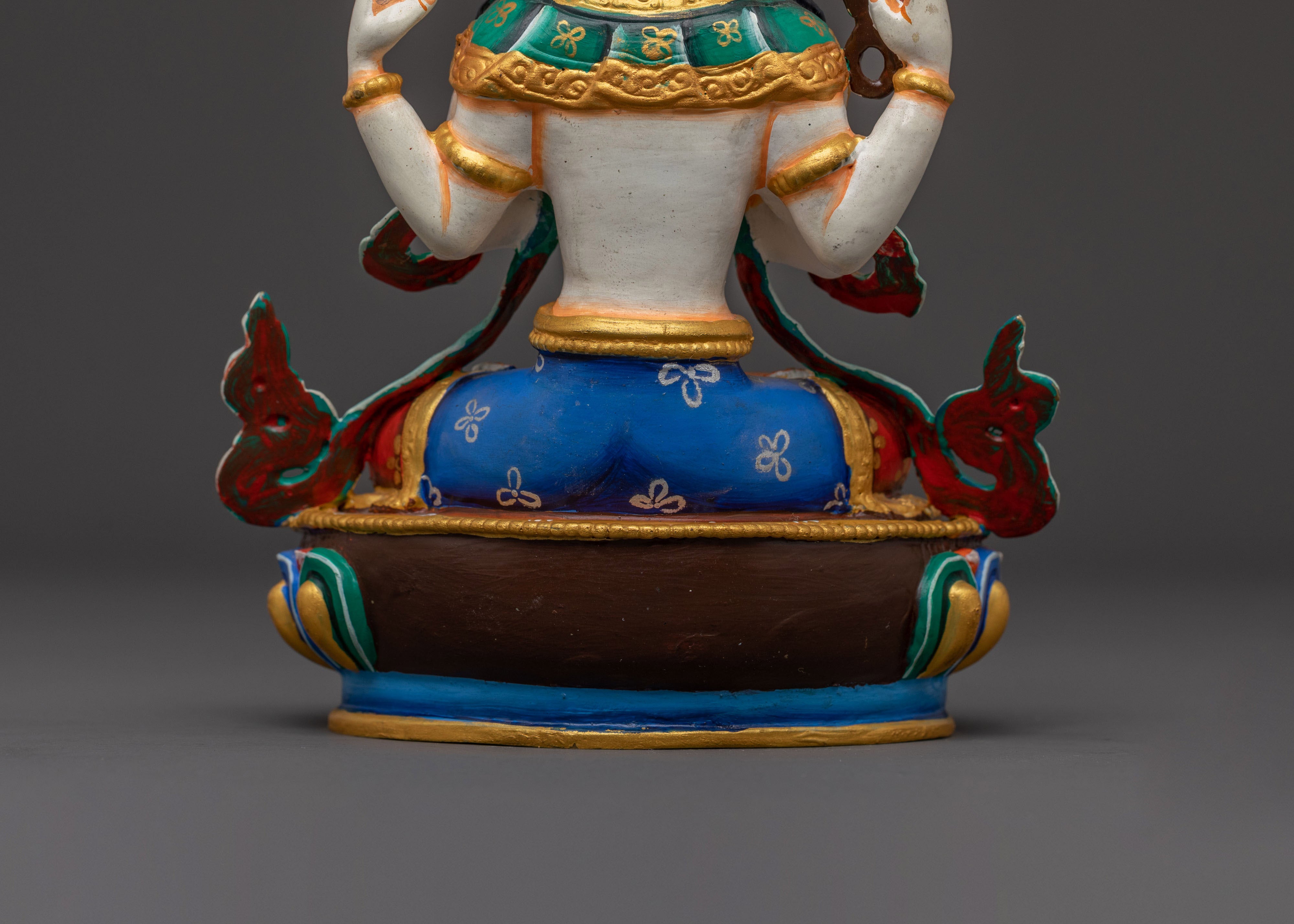 Chenrezig Meditational Statue – Handcrafted Devotion