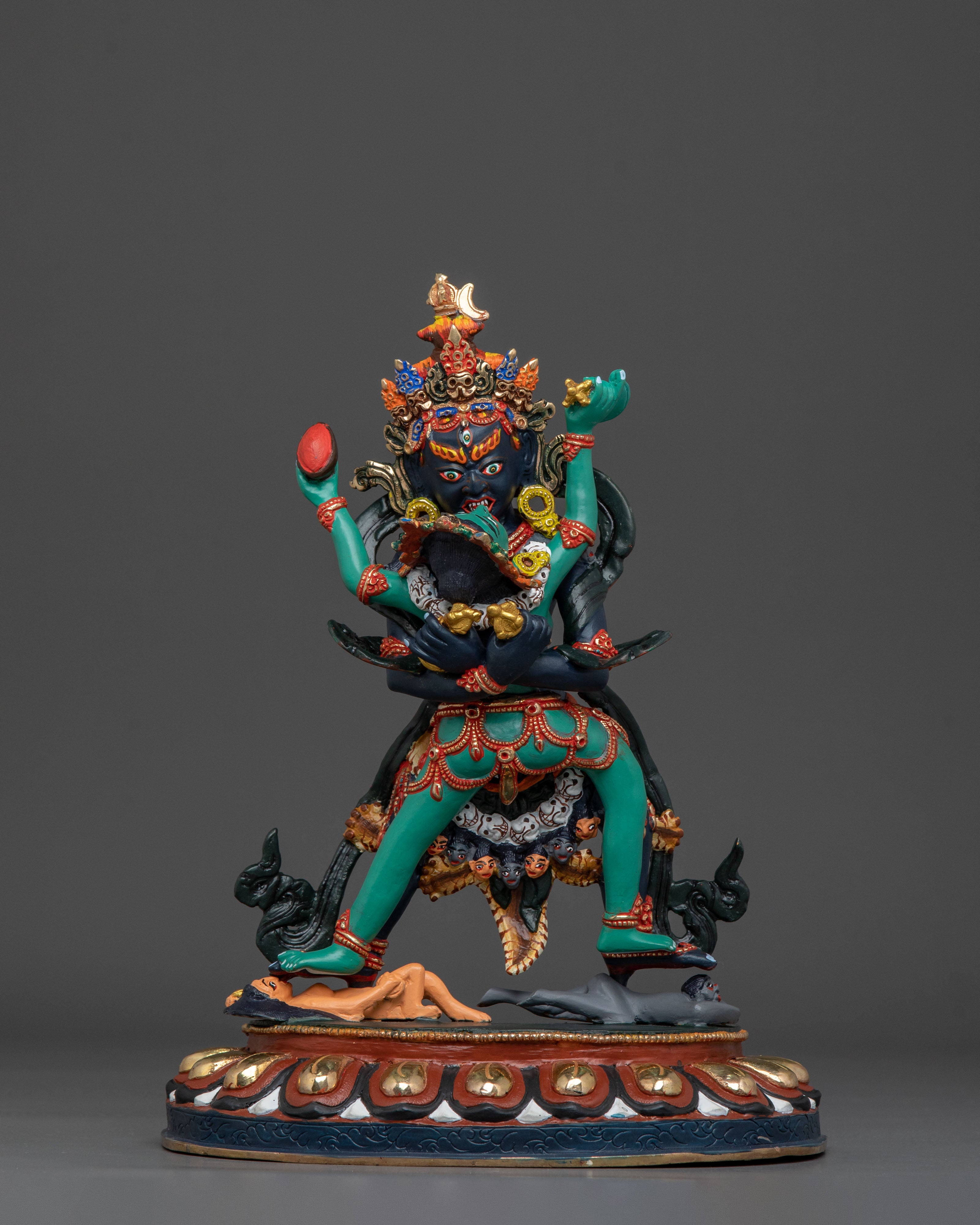 Kalachakra Sacred Sculpture with Consort | Home Decor